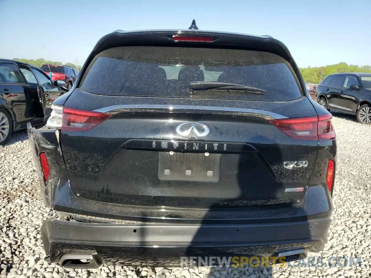 6 fotografías del automóvil dañado 3PCAJ5M14LF119144 INFINITI QX50 2020