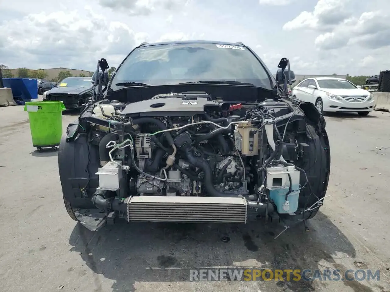 5 fotografías del automóvil dañado 3PCAJ5M15LF110663 INFINITI QX50 2020