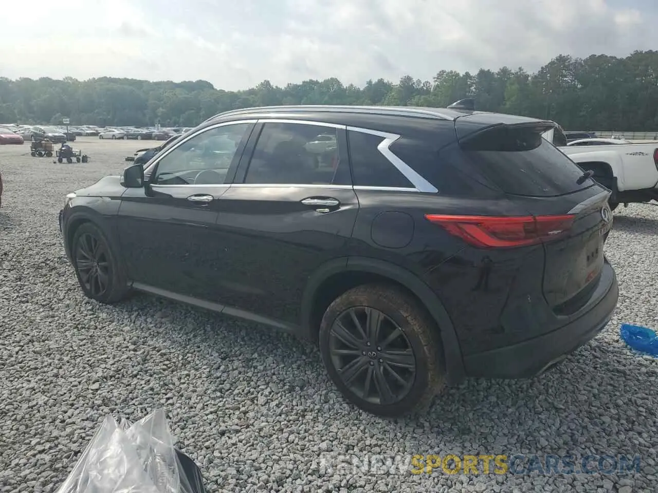 2 fotografías del automóvil dañado 3PCAJ5M17LF115024 INFINITI QX50 2020