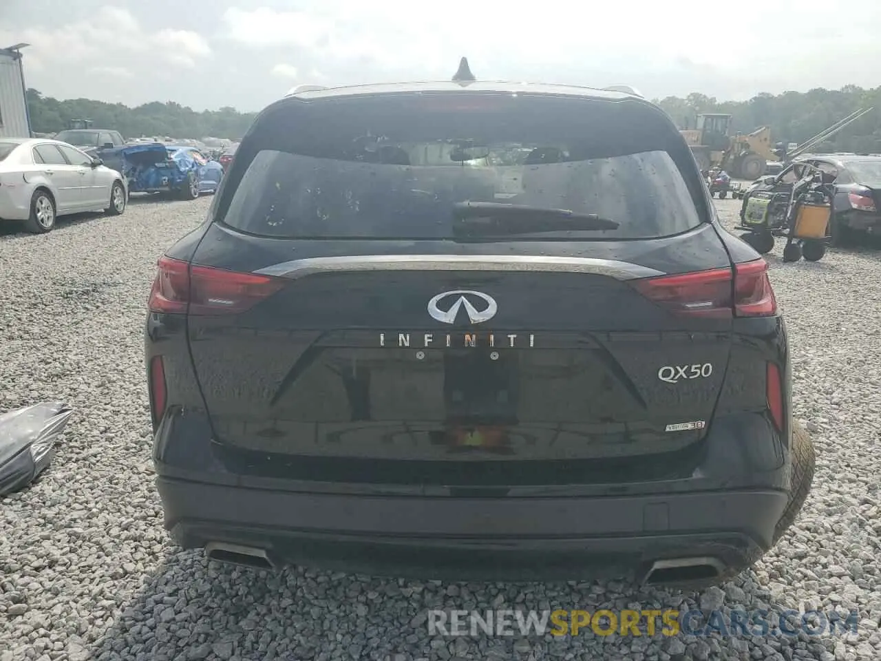 6 fotografías del automóvil dañado 3PCAJ5M17LF115024 INFINITI QX50 2020
