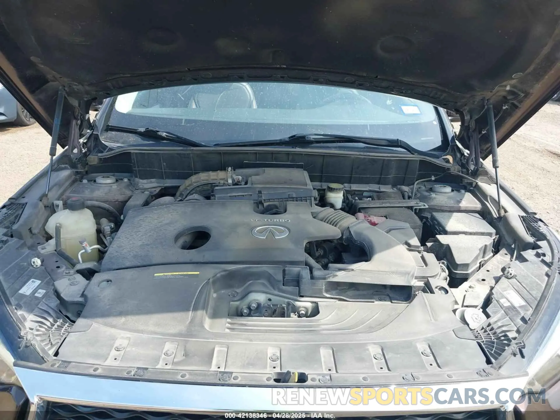 10 fotografías del automóvil dañado 3PCAJ5M18LF100693 INFINITI QX50 2020