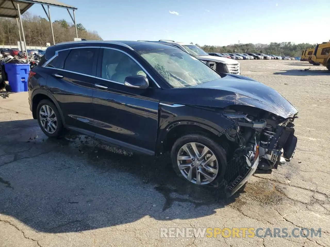 4 fotografías del automóvil dañado 3PCAJ5M18LF104095 INFINITI QX50 2020