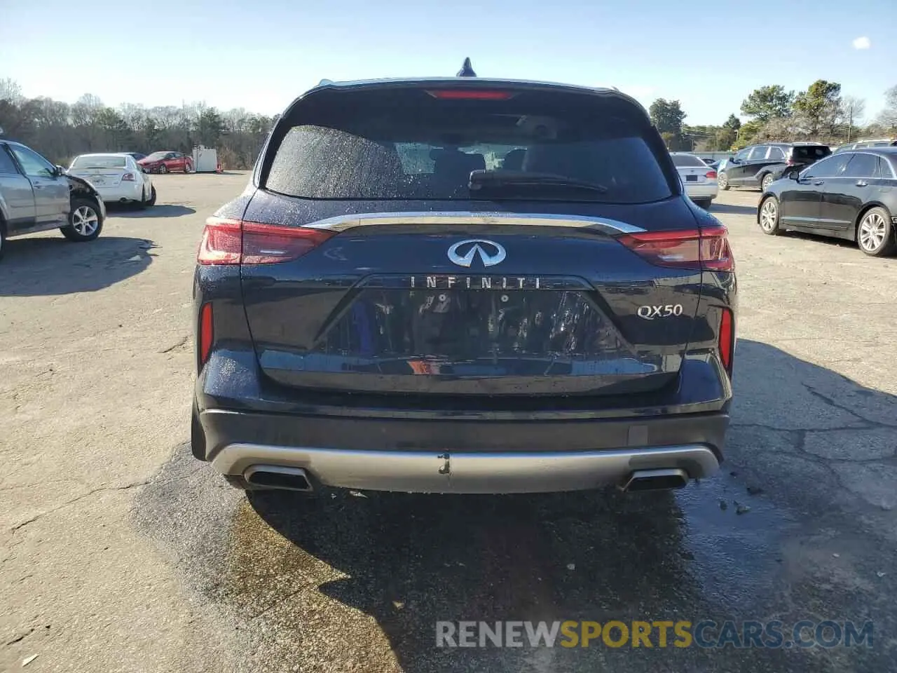 6 fotografías del automóvil dañado 3PCAJ5M18LF104095 INFINITI QX50 2020