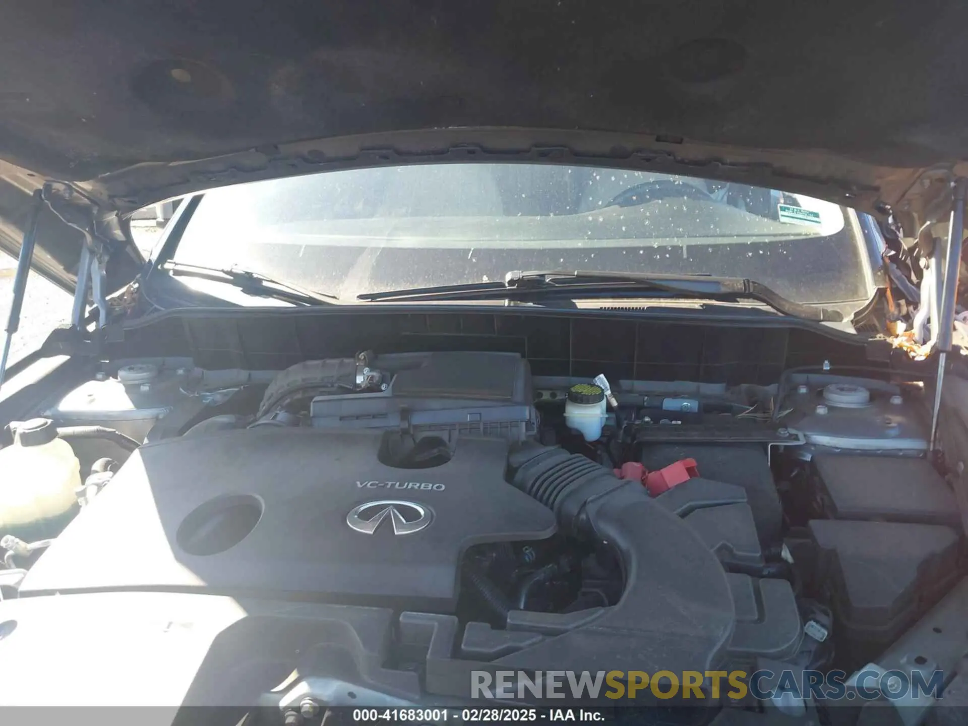 10 fotografías del automóvil dañado 3PCAJ5M18LF113279 INFINITI QX50 2020