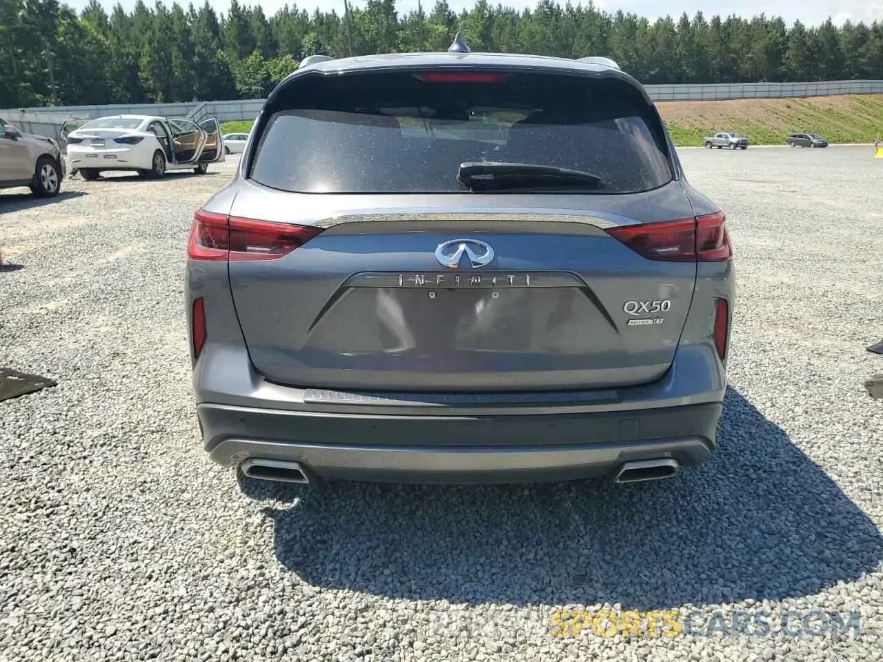 6 fotografías del automóvil dañado 3PCAJ5M19LF109242 INFINITI QX50 2020