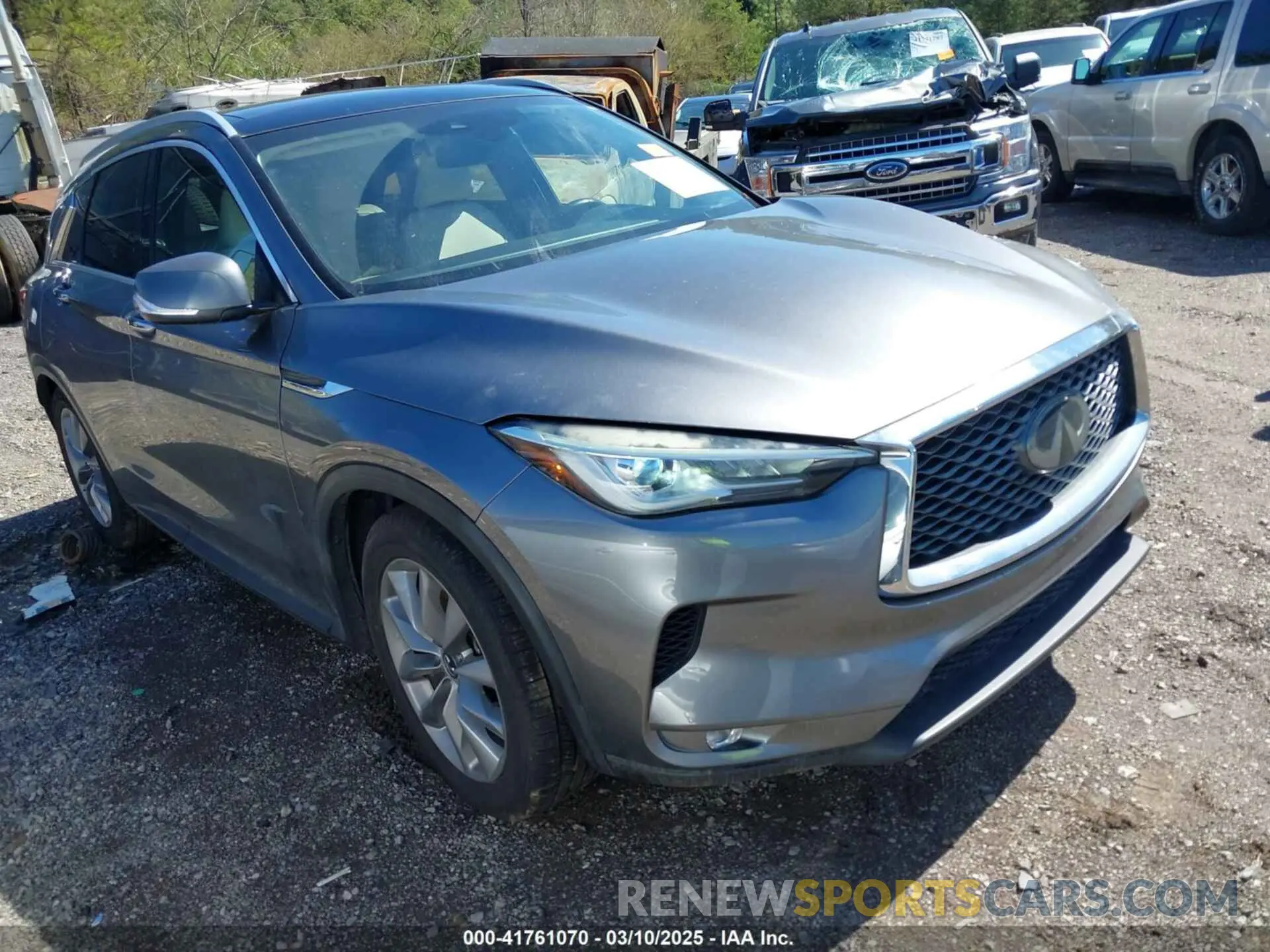 1 fotografías del automóvil dañado 3PCAJ5M1XLF101179 INFINITI QX50 2020