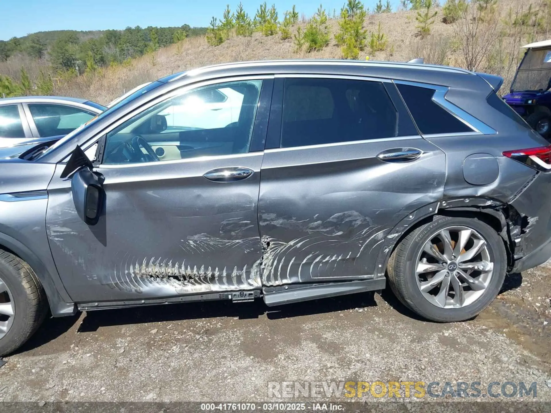 6 fotografías del automóvil dañado 3PCAJ5M1XLF101179 INFINITI QX50 2020