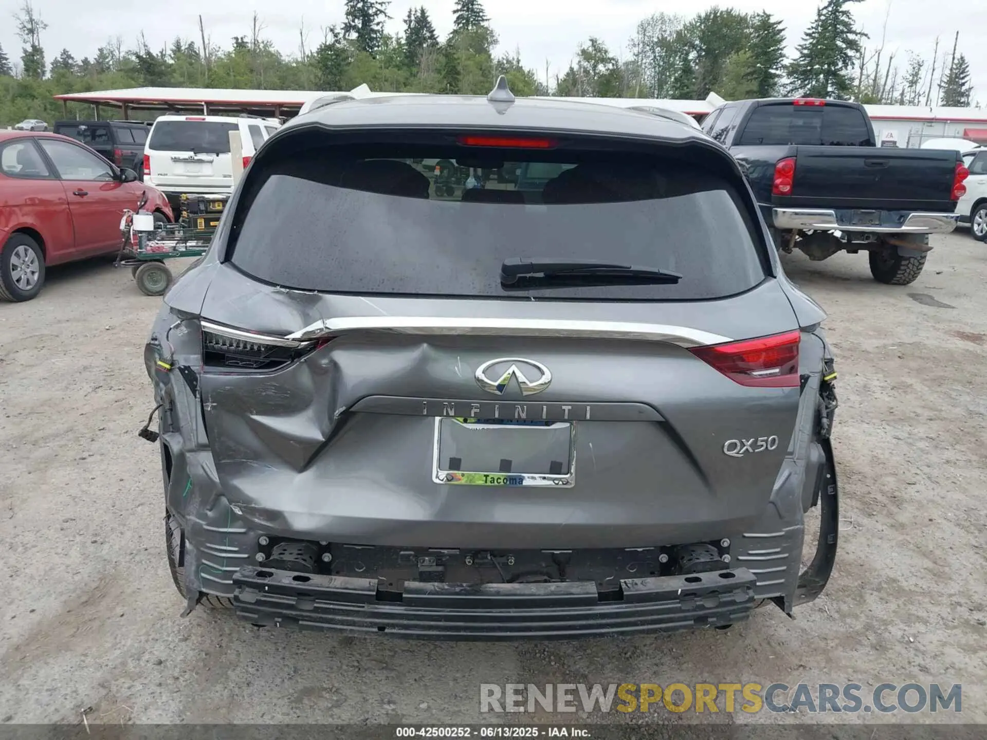 17 fotografías del automóvil dañado 3PCAJ5M1XLF117060 INFINITI QX50 2020
