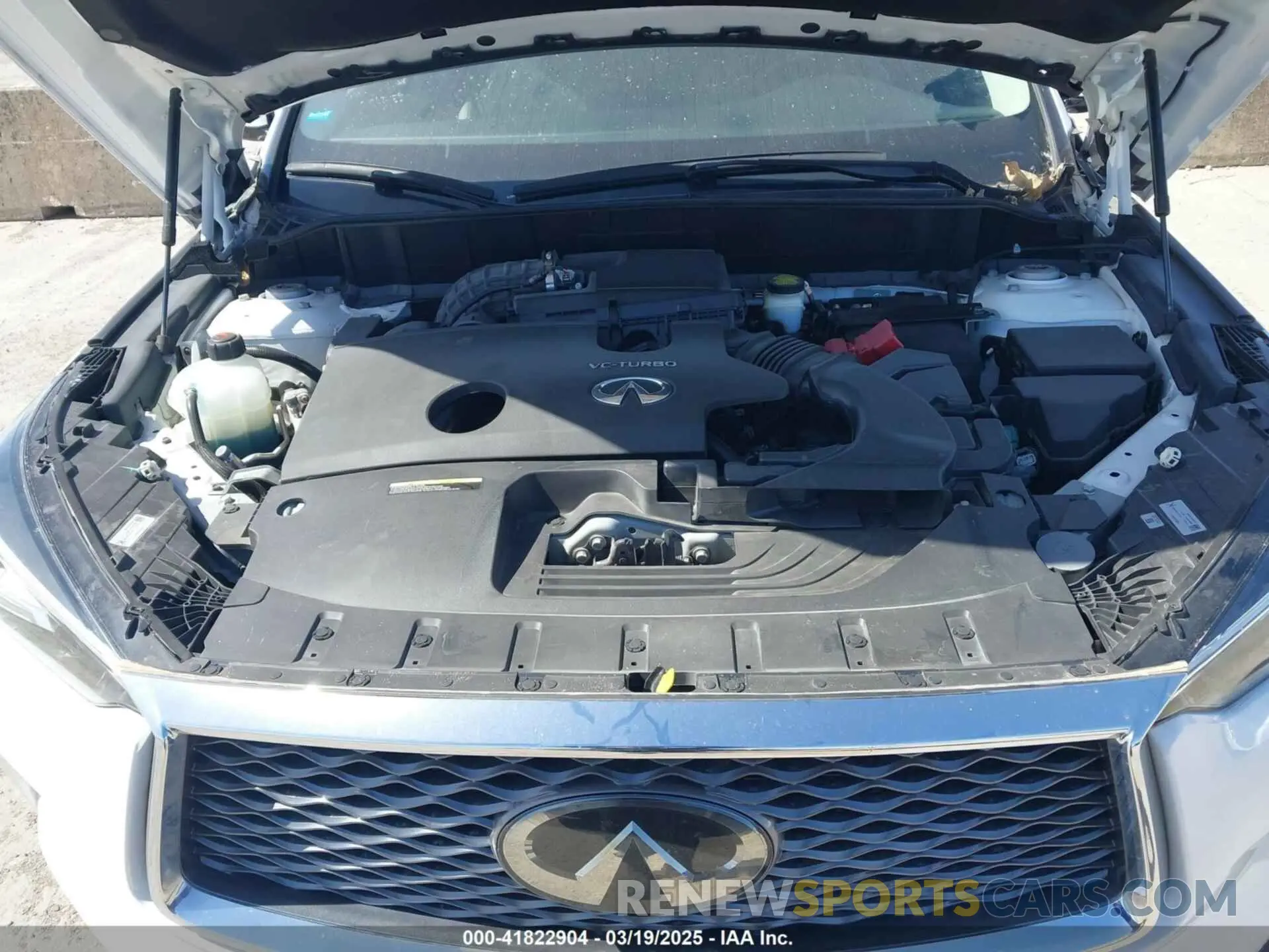 10 fotografías del automóvil dañado 3PCAJ5M32LF103266 INFINITI QX50 2020