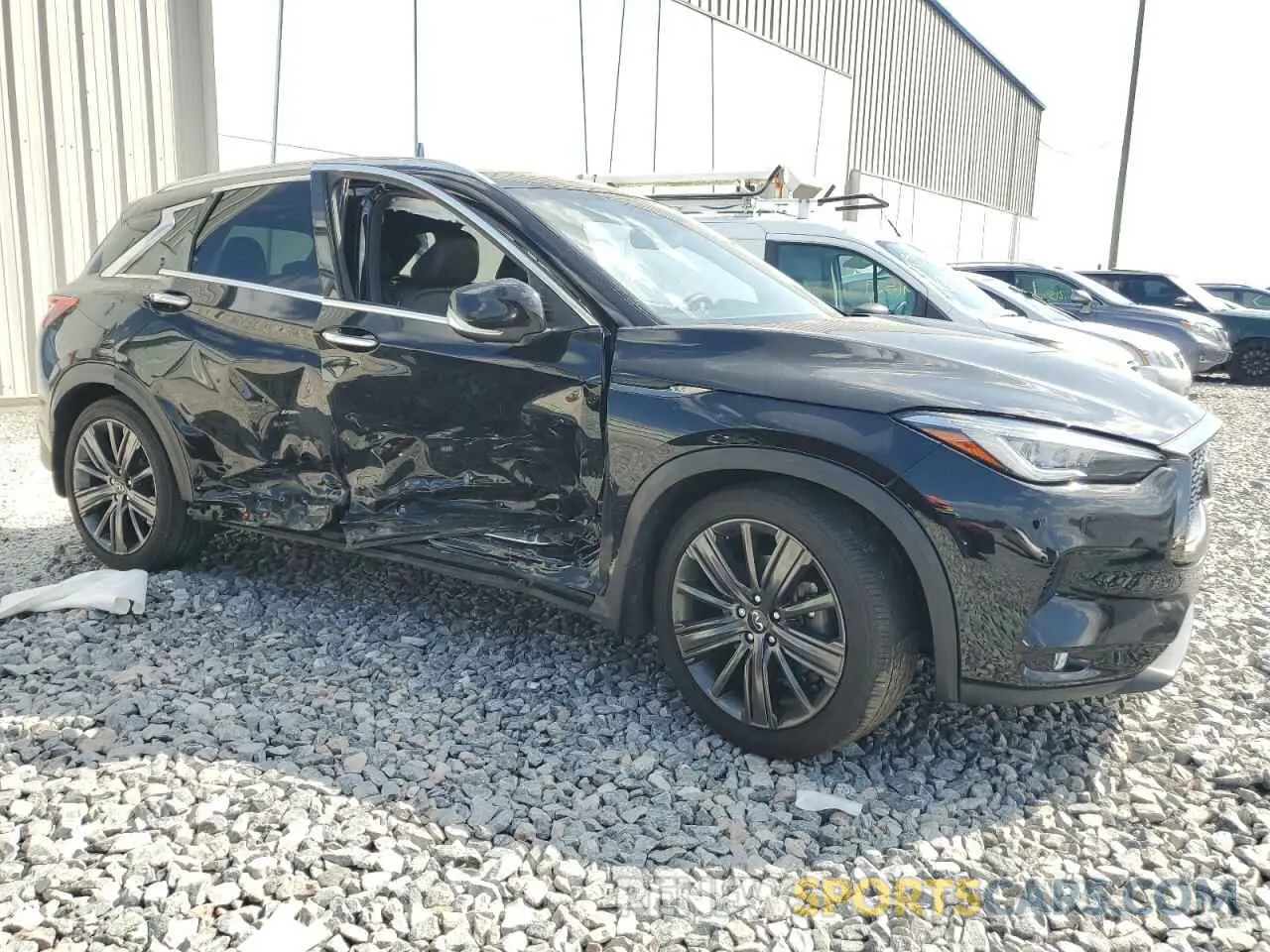 4 fotografías del automóvil dañado 3PCAJ5M32LF108032 INFINITI QX50 2020