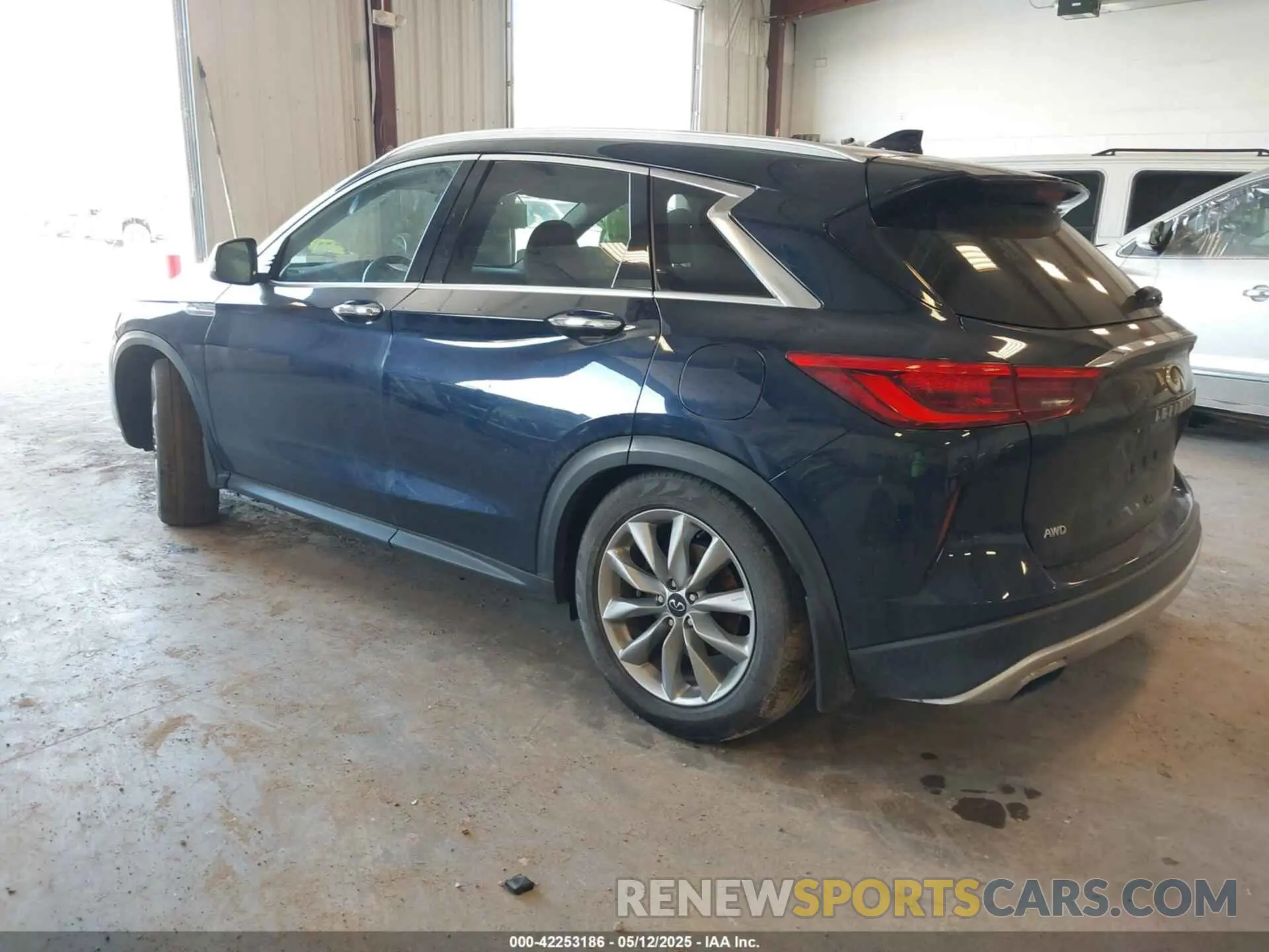 3 fotografías del automóvil dañado 3PCAJ5M34LF119677 INFINITI QX50 2020