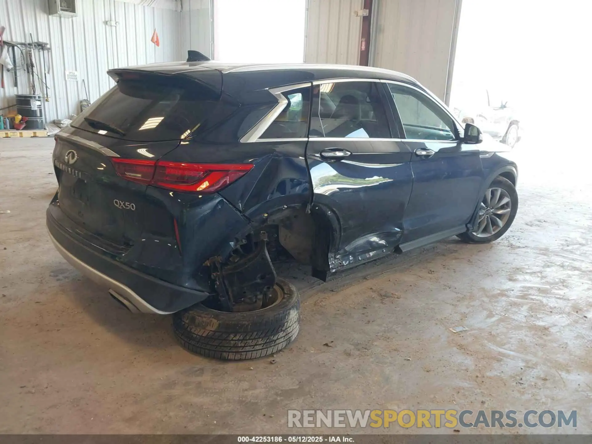 4 fotografías del automóvil dañado 3PCAJ5M34LF119677 INFINITI QX50 2020