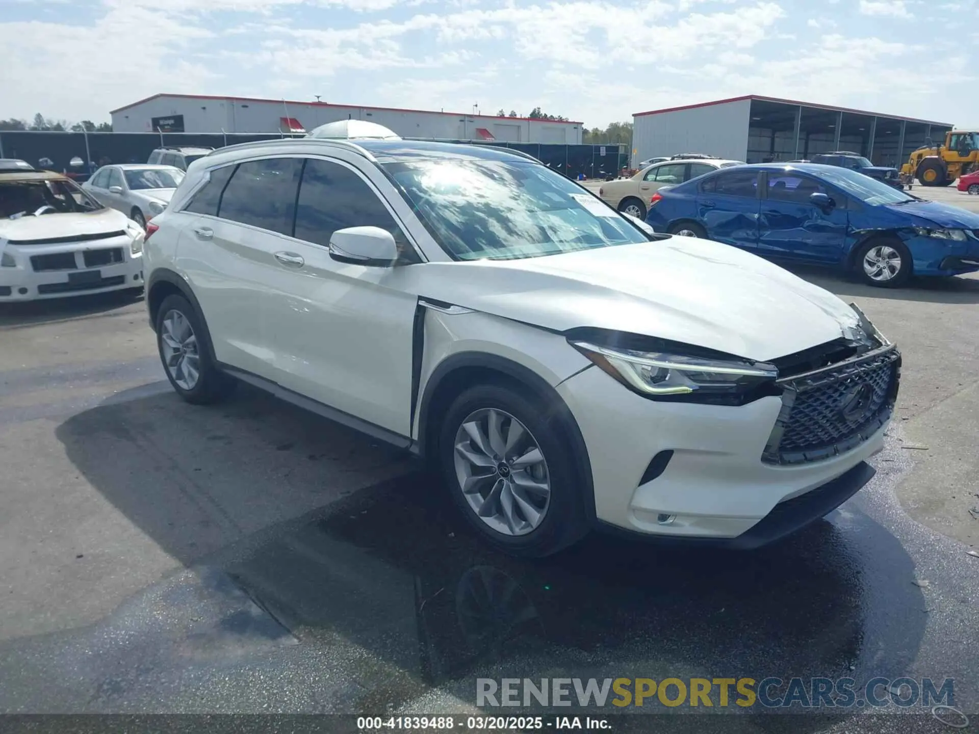 1 fotografías del automóvil dañado 3PCAJ5M36LF111211 INFINITI QX50 2020