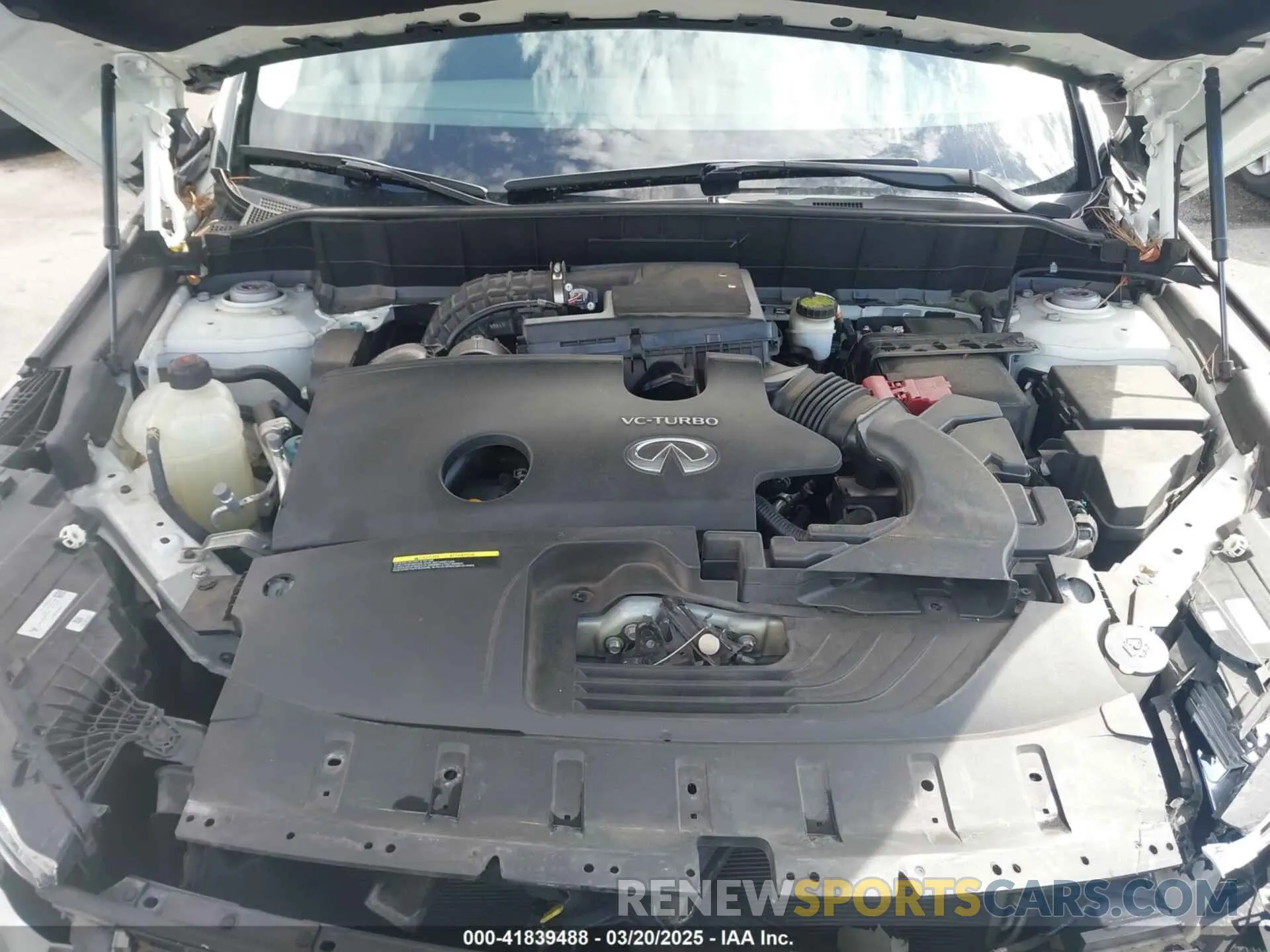 10 fotografías del automóvil dañado 3PCAJ5M36LF111211 INFINITI QX50 2020