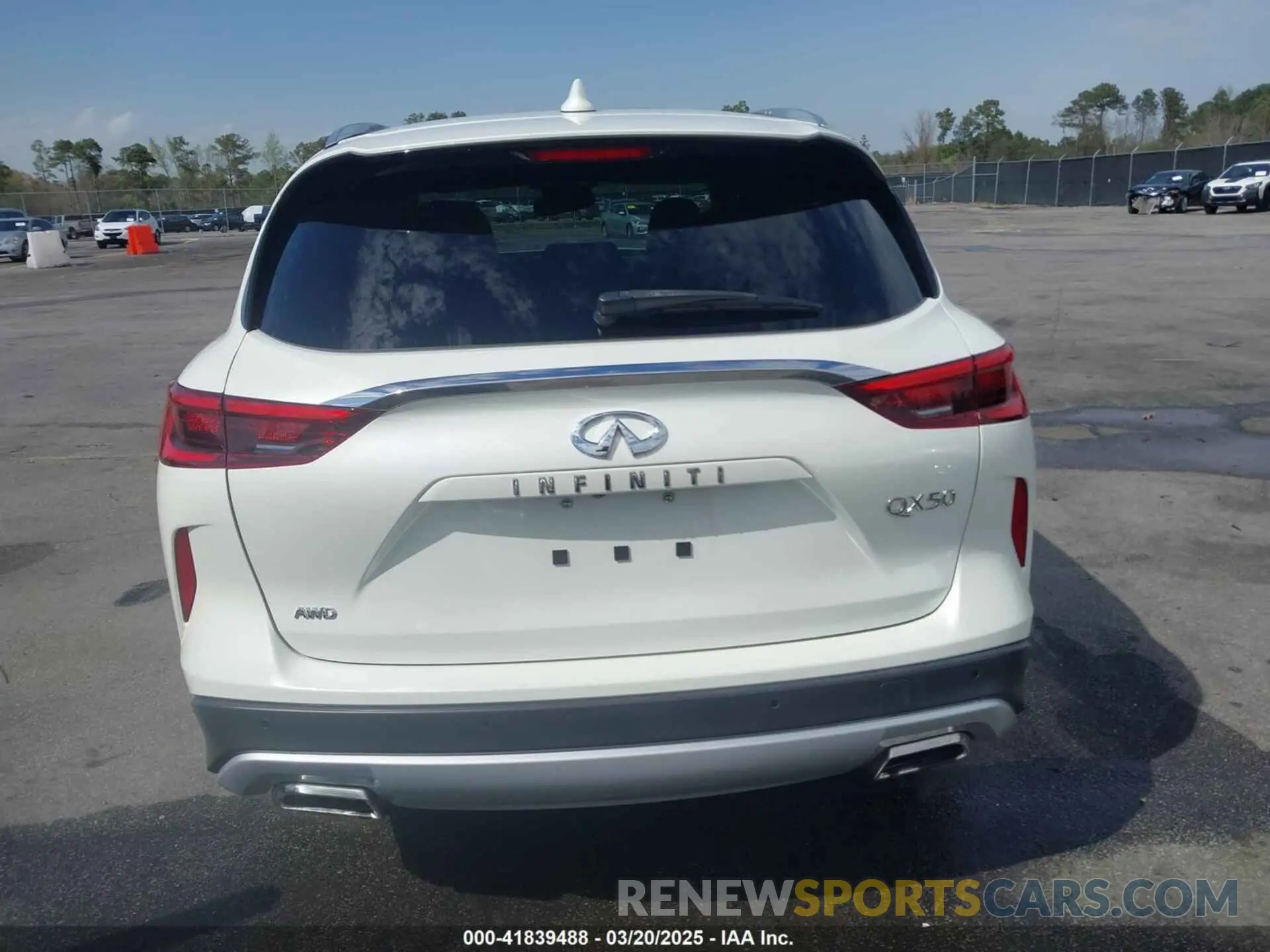 16 fotografías del automóvil dañado 3PCAJ5M36LF111211 INFINITI QX50 2020