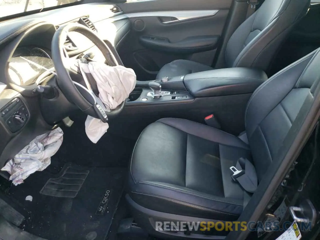 7 fotografías del automóvil dañado 3PCAJ5M36LF111922 INFINITI QX50 2020