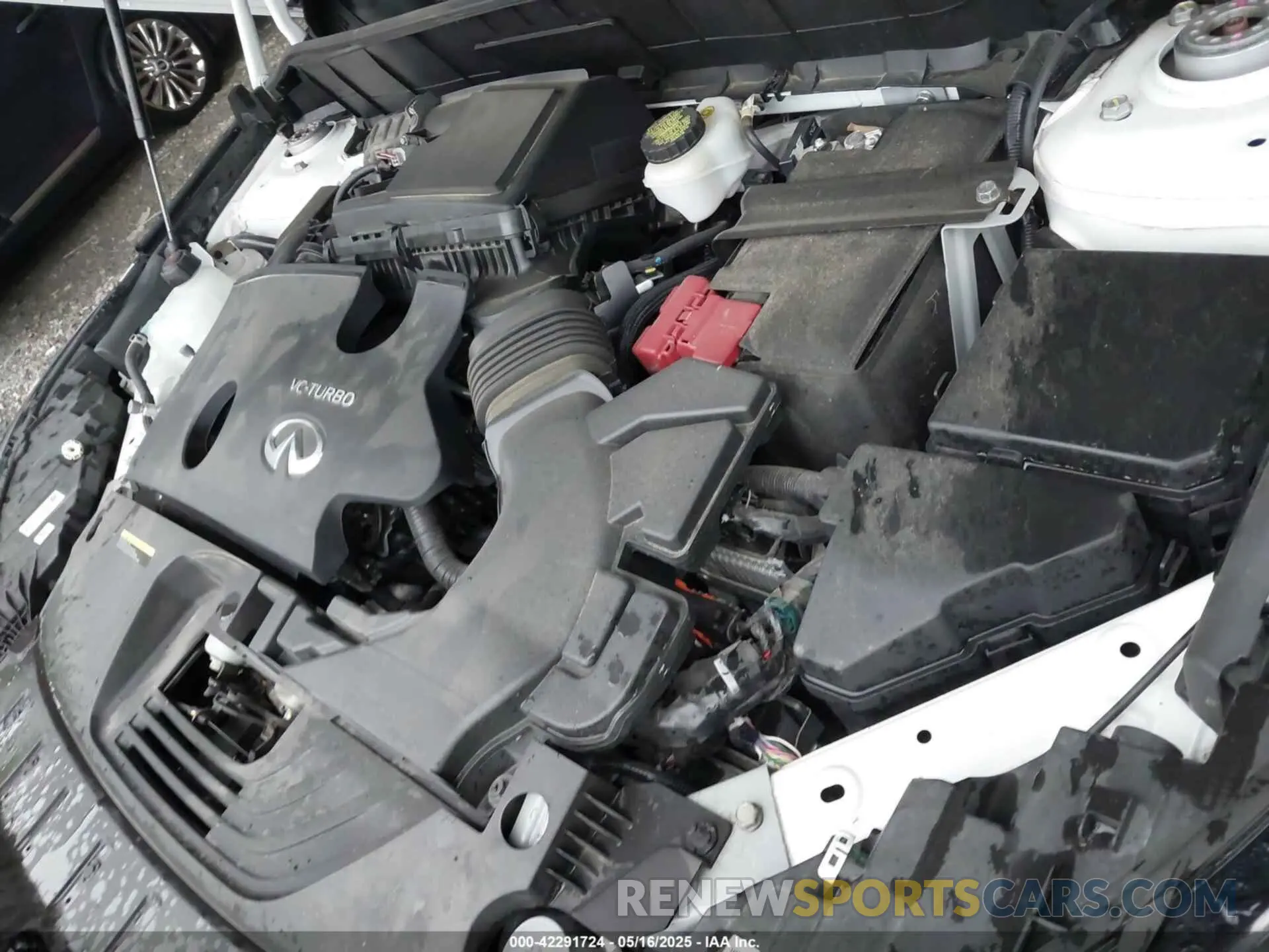 10 fotografías del automóvil dañado 3PCAJ5M36LF115985 INFINITI QX50 2020