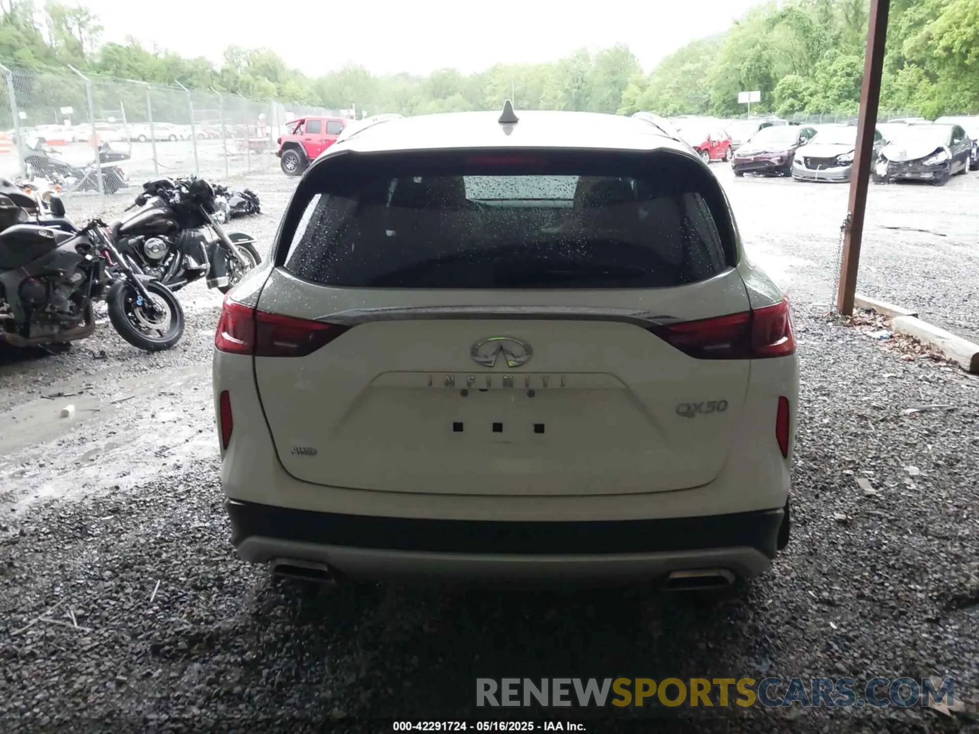 16 fotografías del automóvil dañado 3PCAJ5M36LF115985 INFINITI QX50 2020