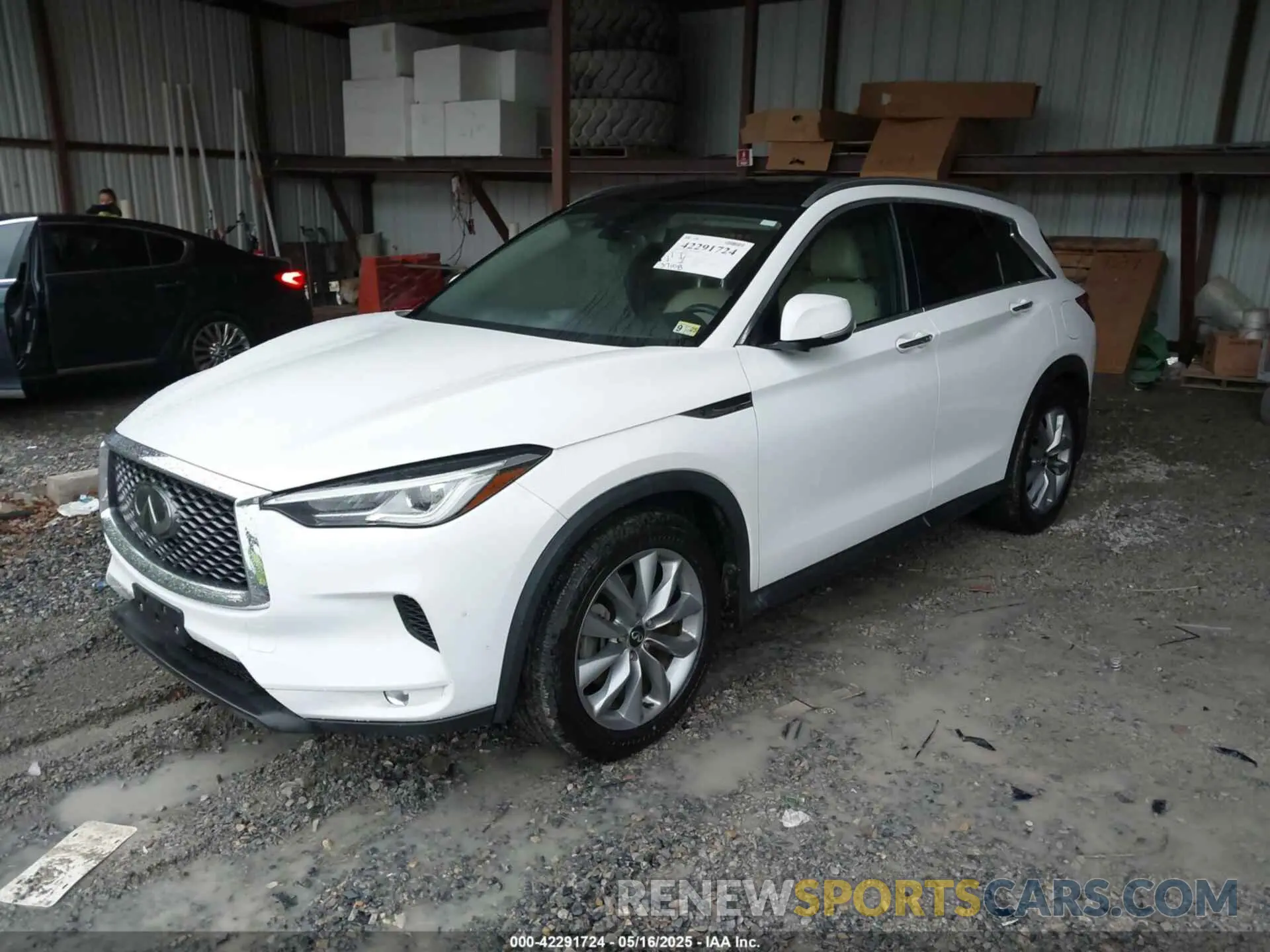2 fotografías del automóvil dañado 3PCAJ5M36LF115985 INFINITI QX50 2020