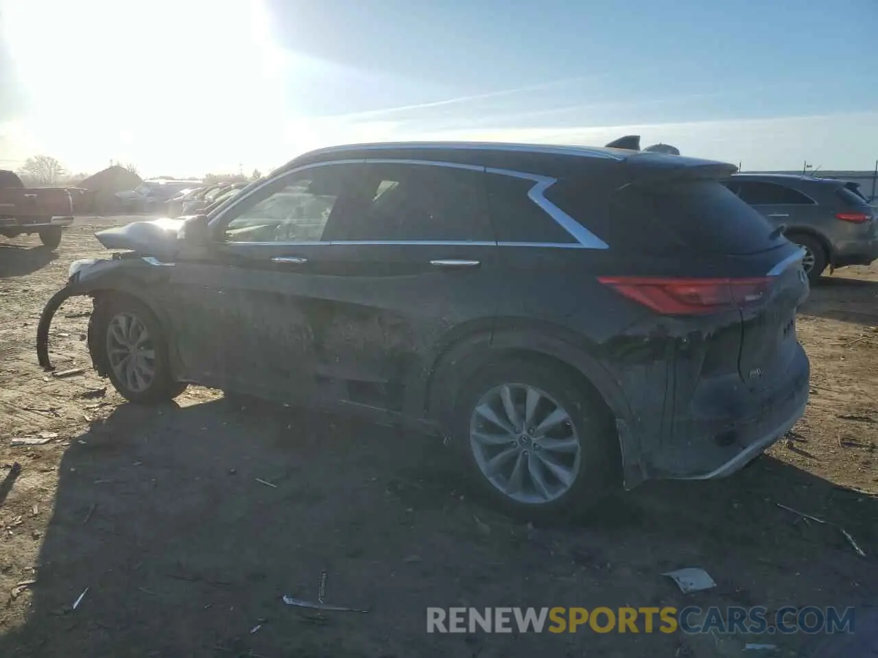 2 fotografías del automóvil dañado 3PCAJ5M36LF117347 INFINITI QX50 2020