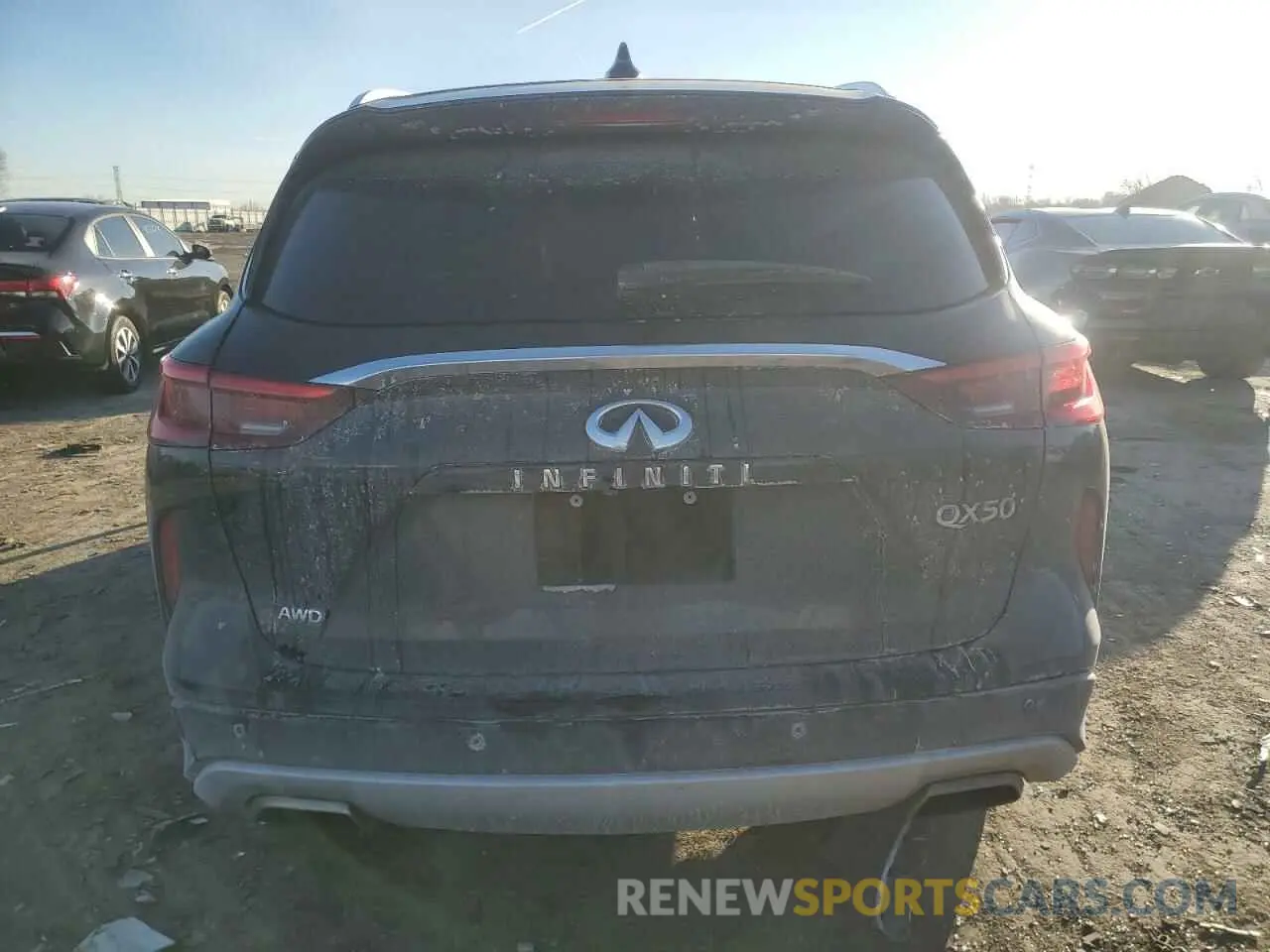 6 fotografías del automóvil dañado 3PCAJ5M36LF117347 INFINITI QX50 2020