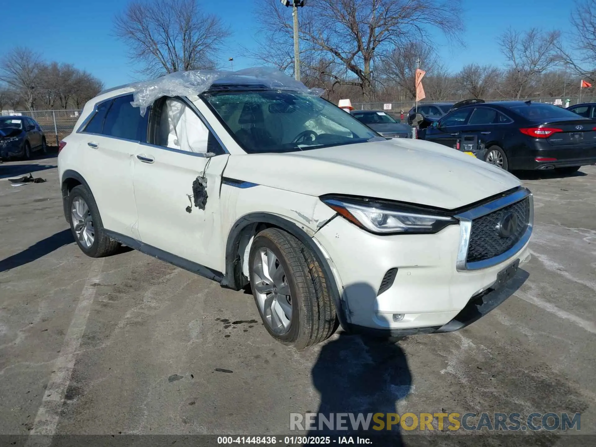 1 fotografías del automóvil dañado 3PCAJ5M37LF111864 INFINITI QX50 2020
