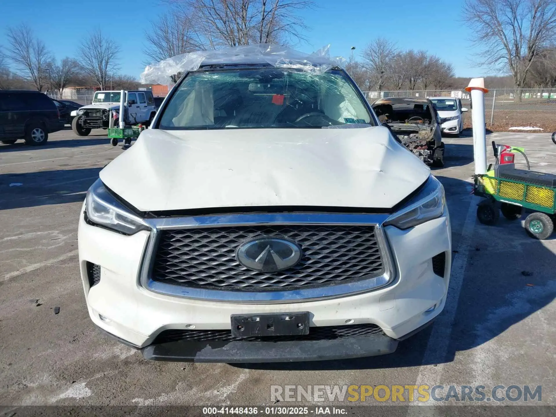 12 fotografías del automóvil dañado 3PCAJ5M37LF111864 INFINITI QX50 2020