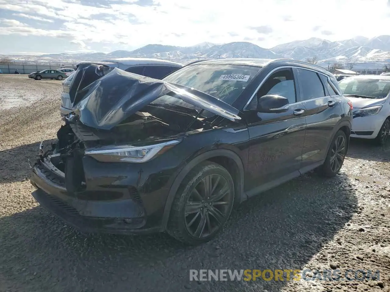 1 fotografías del automóvil dañado 3PCAJ5M39LF110294 INFINITI QX50 2020