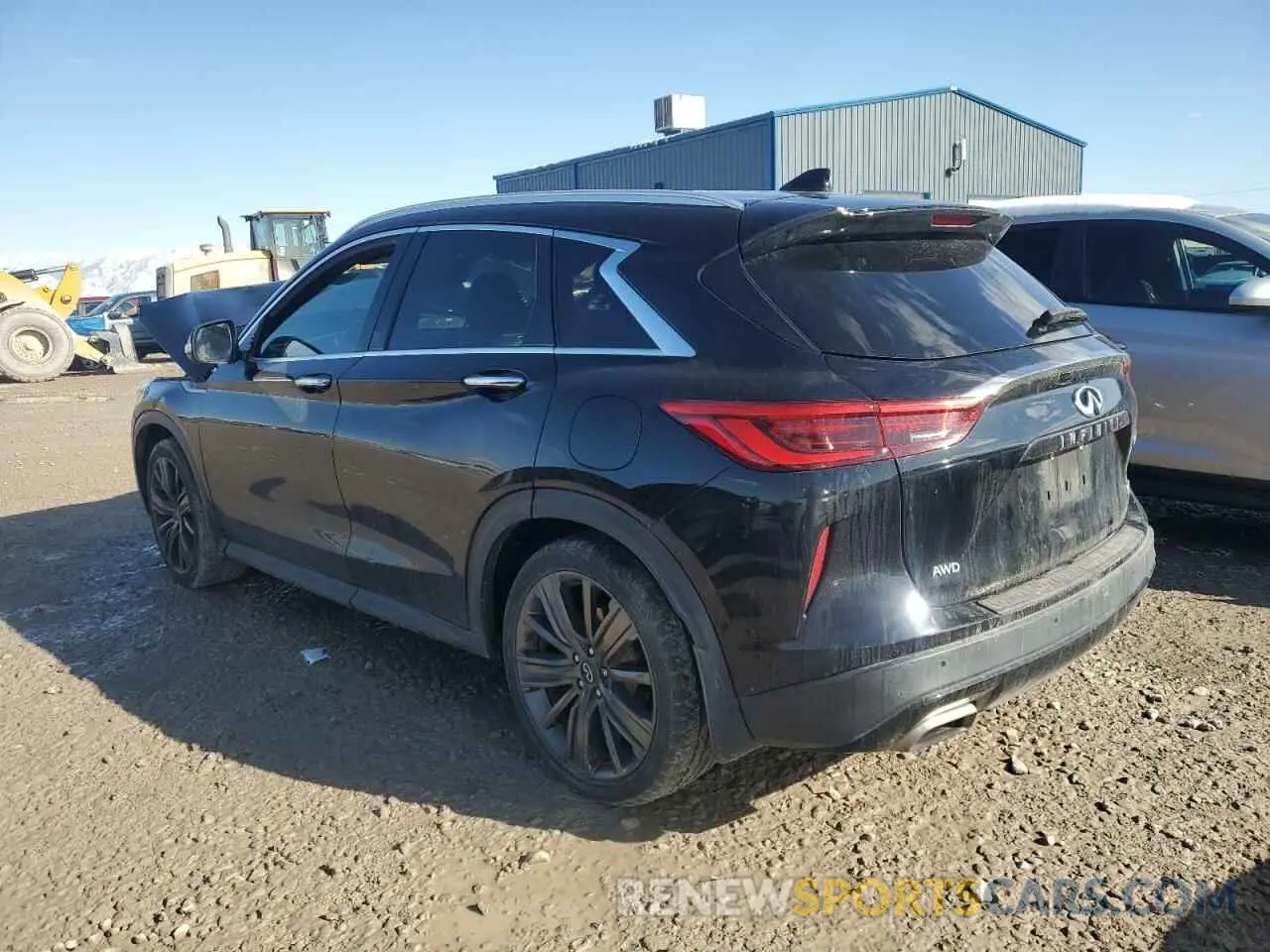2 fotografías del automóvil dañado 3PCAJ5M39LF110294 INFINITI QX50 2020