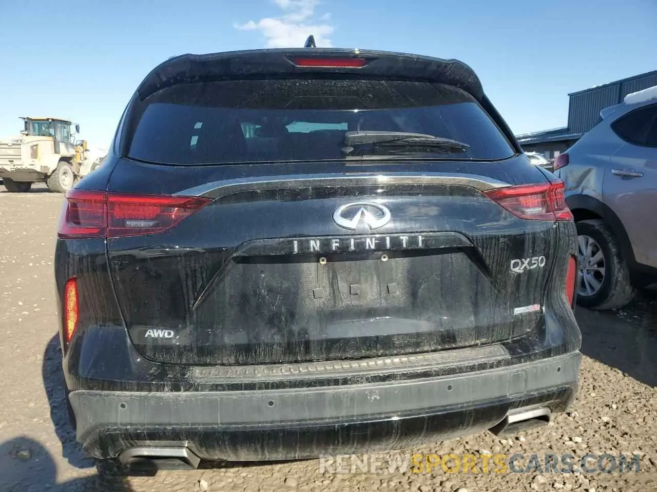 6 fotografías del automóvil dañado 3PCAJ5M39LF110294 INFINITI QX50 2020