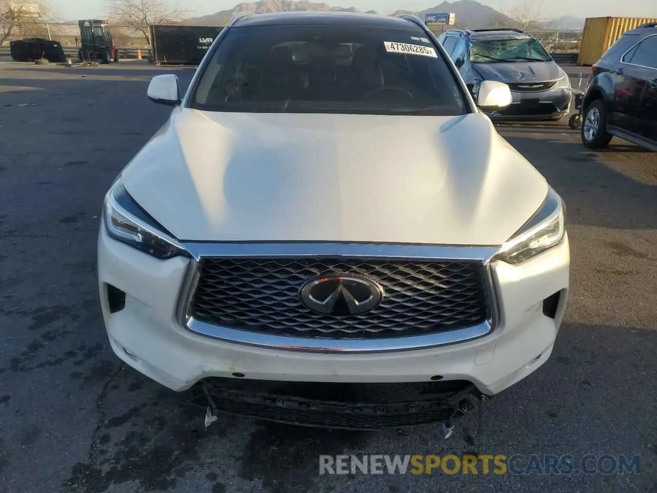 5 fotografías del automóvil dañado 3PCAJ5M39LF118184 INFINITI QX50 2020