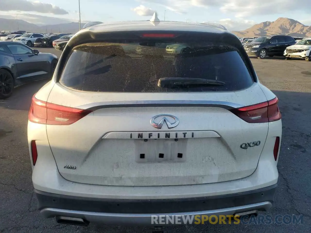 6 fotografías del automóvil dañado 3PCAJ5M39LF118184 INFINITI QX50 2020