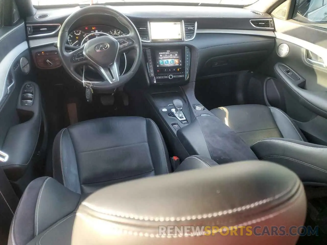 8 fotografías del automóvil dañado 3PCAJ5M39LF118184 INFINITI QX50 2020