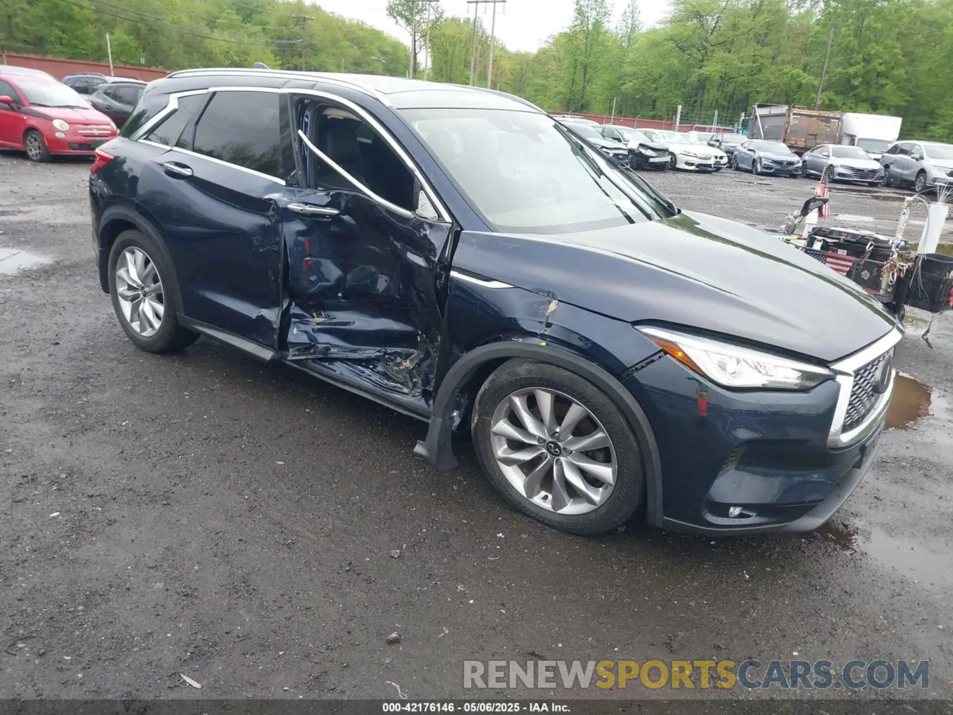 1 fotografías del automóvil dañado 3PCAJ5M3XLF107050 INFINITI QX50 2020