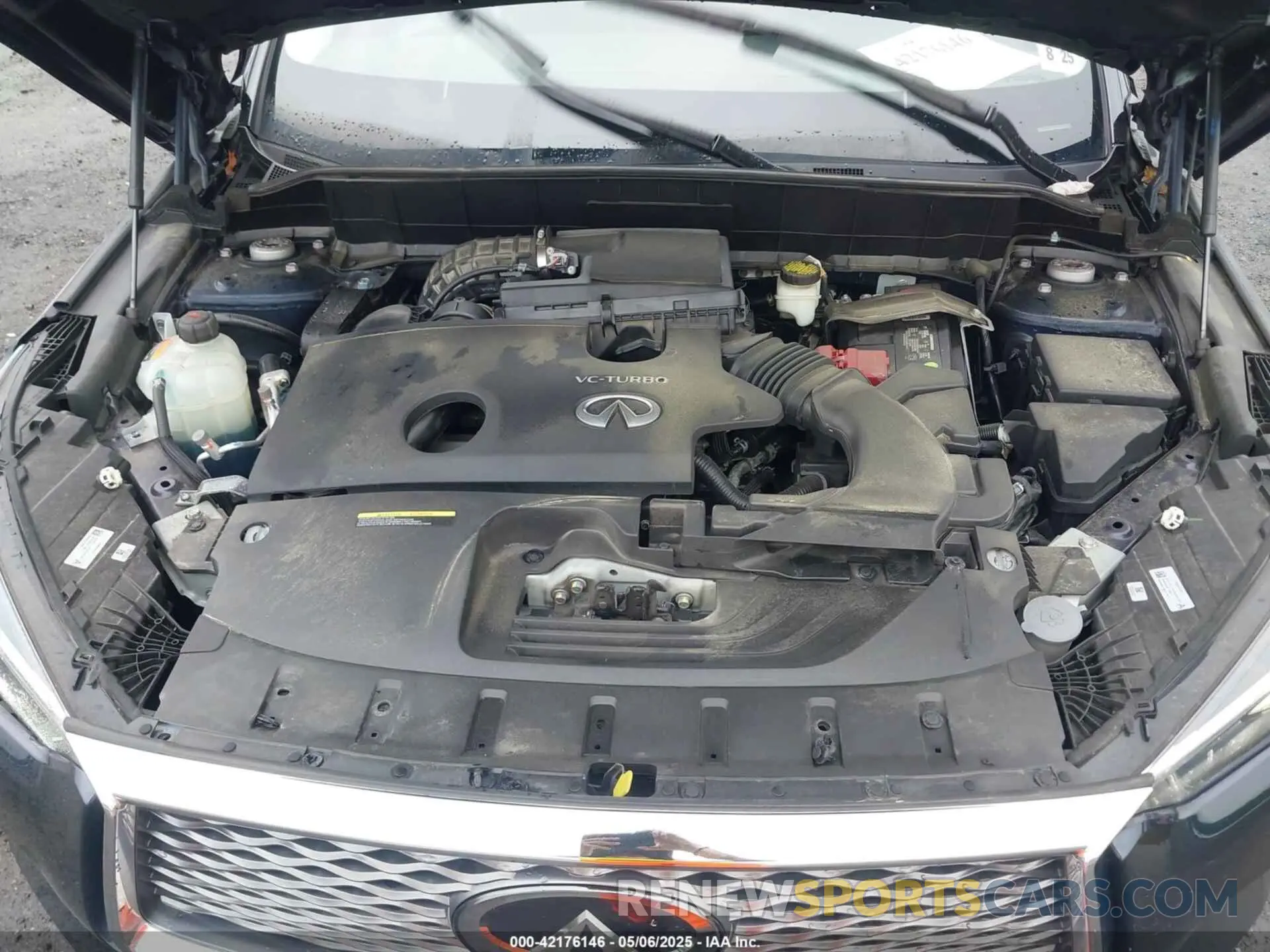 10 fotografías del automóvil dañado 3PCAJ5M3XLF107050 INFINITI QX50 2020