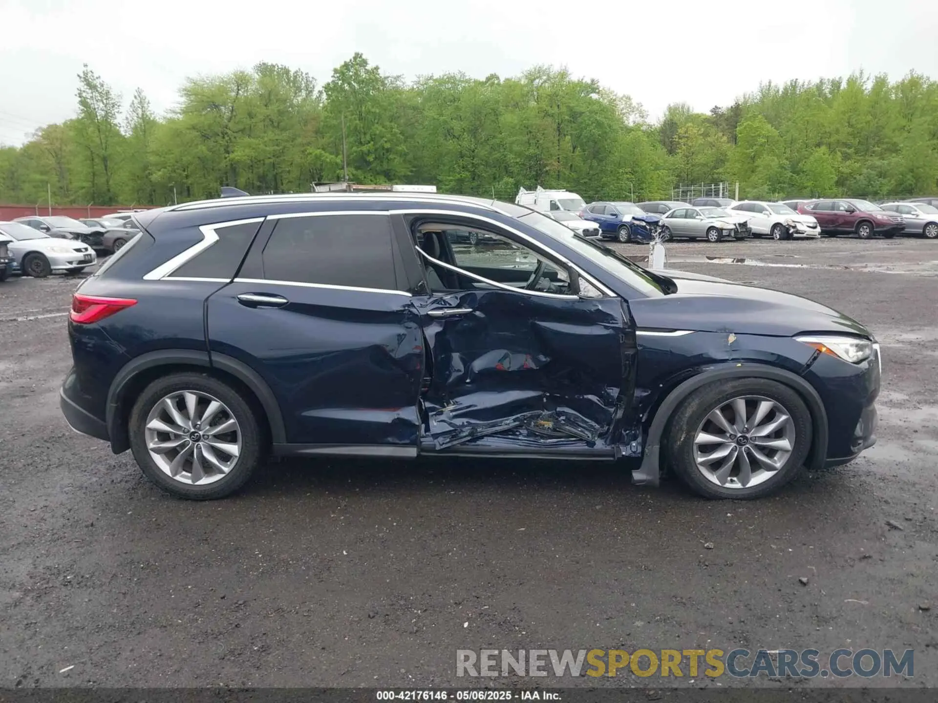 13 fotografías del automóvil dañado 3PCAJ5M3XLF107050 INFINITI QX50 2020