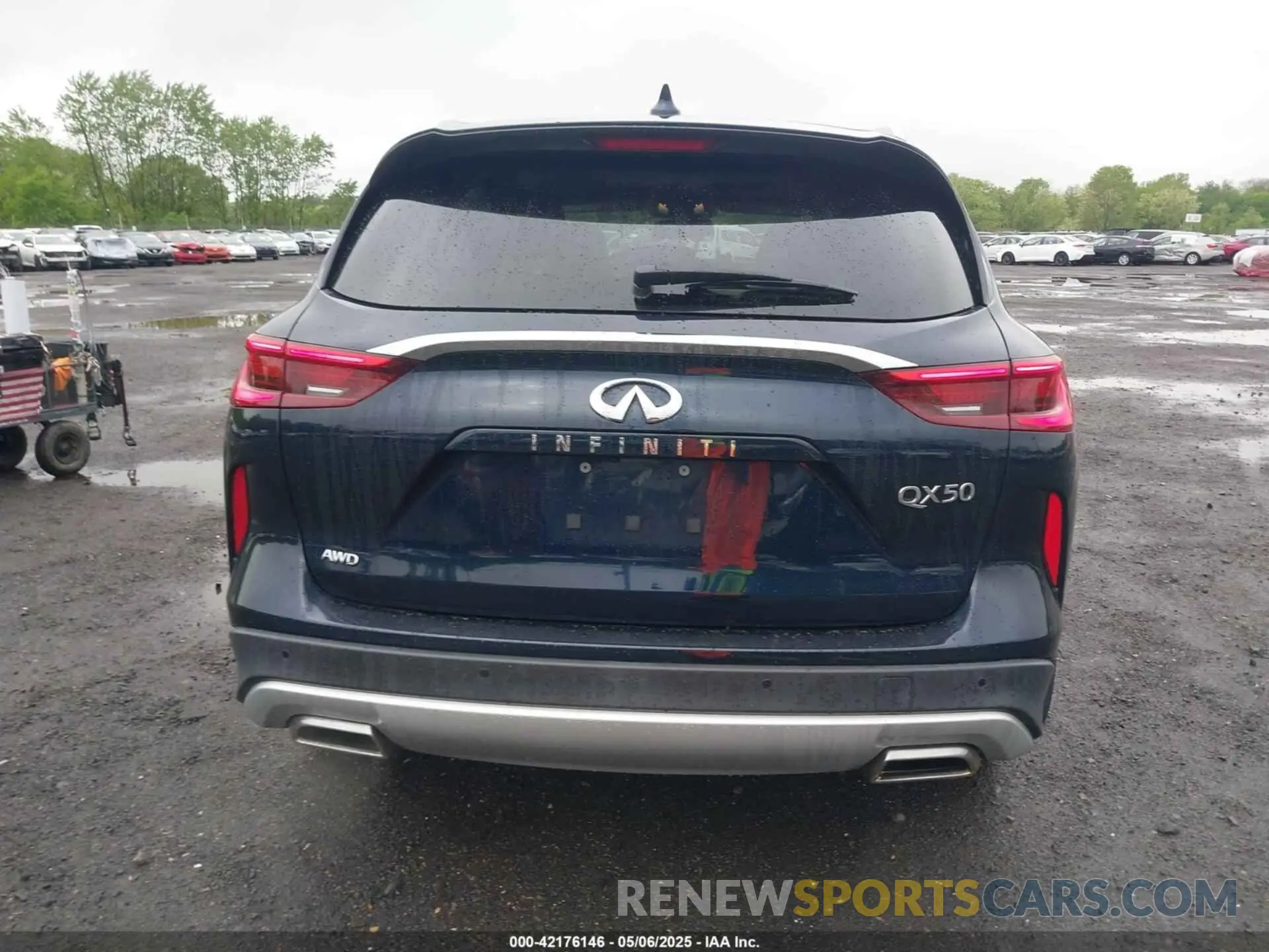 16 fotografías del automóvil dañado 3PCAJ5M3XLF107050 INFINITI QX50 2020
