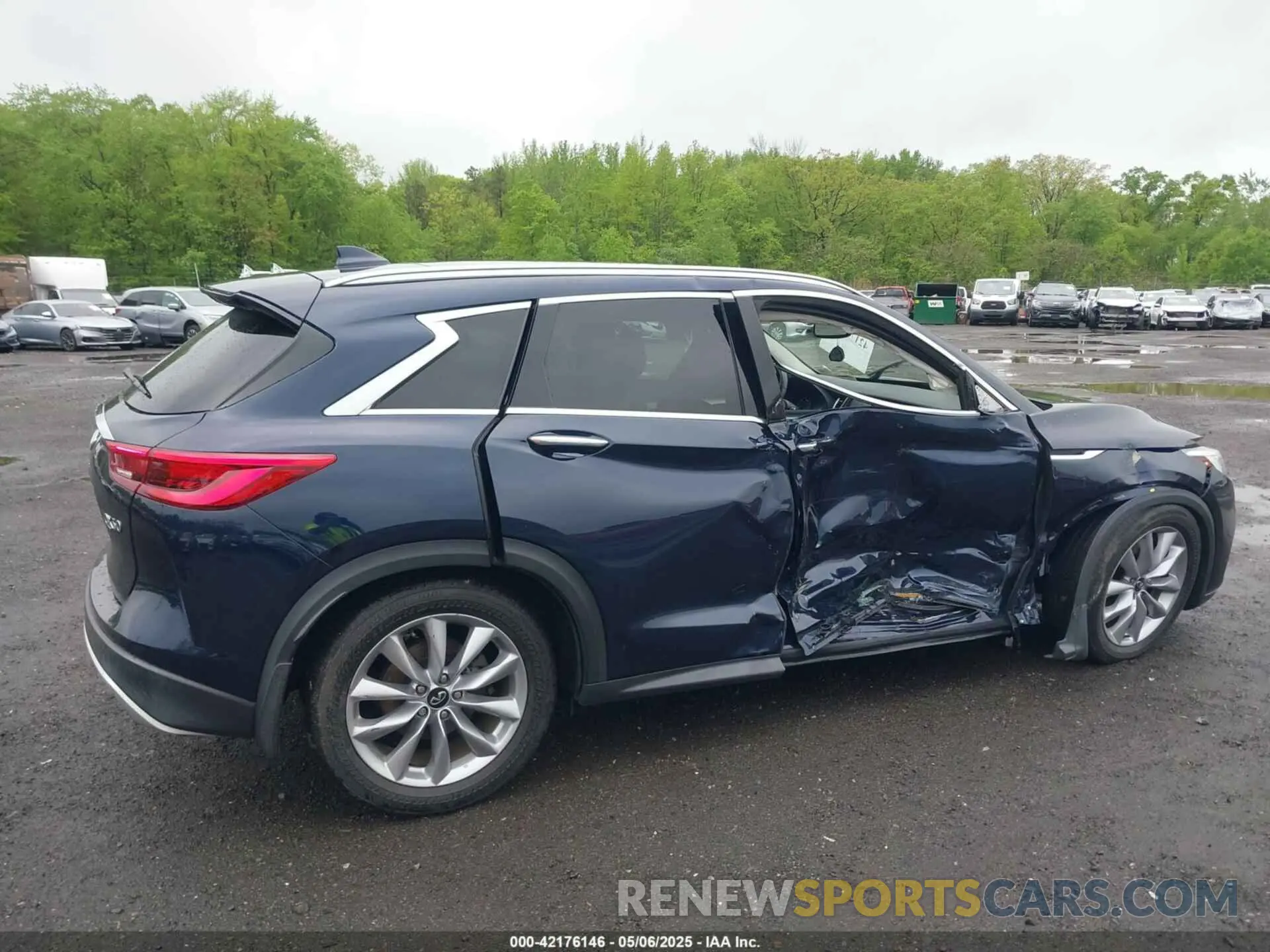 17 fotografías del automóvil dañado 3PCAJ5M3XLF107050 INFINITI QX50 2020