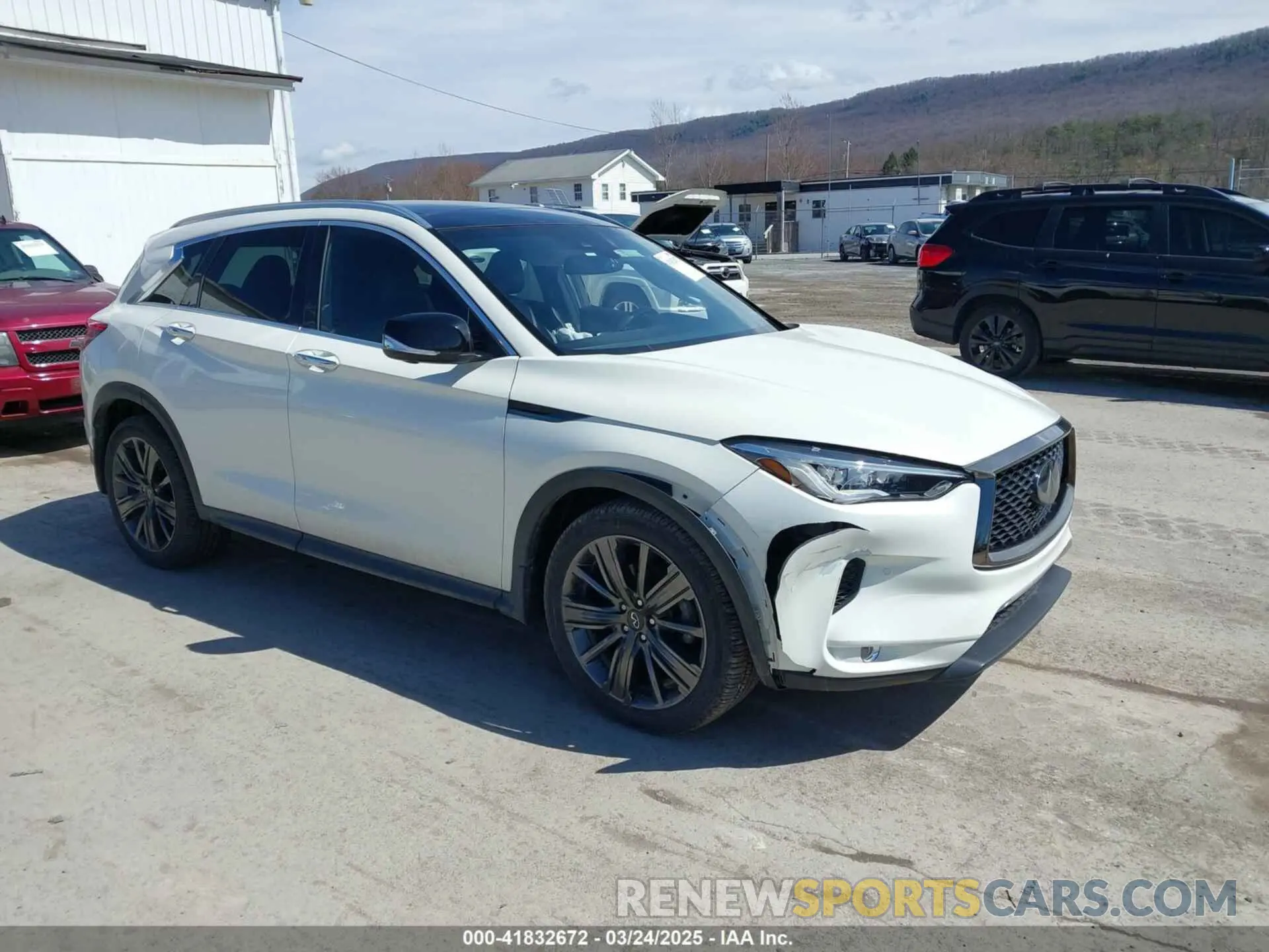 1 fotografías del automóvil dañado 3PCAJ5M3XLF109087 INFINITI QX50 2020