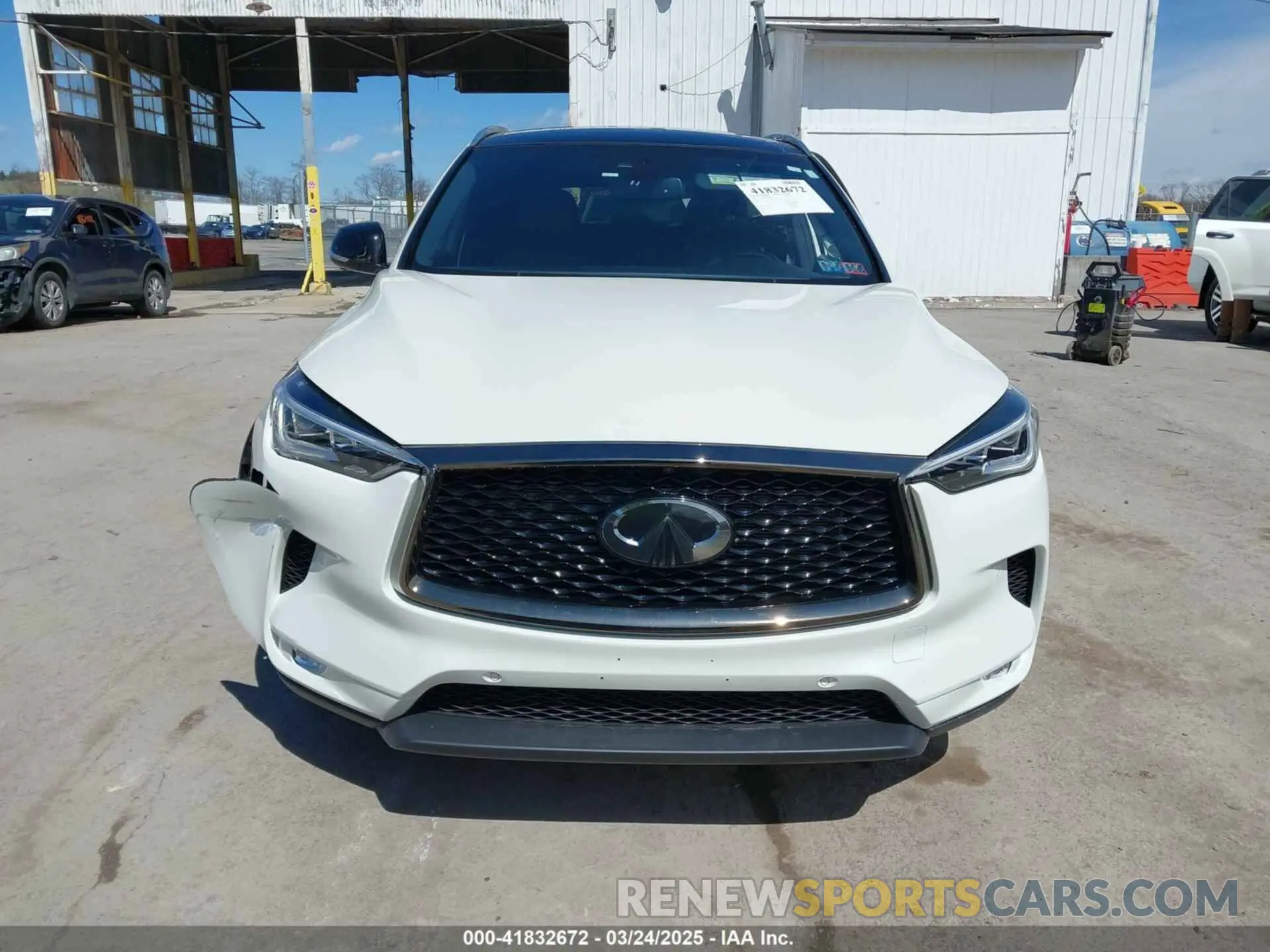 12 fotografías del automóvil dañado 3PCAJ5M3XLF109087 INFINITI QX50 2020
