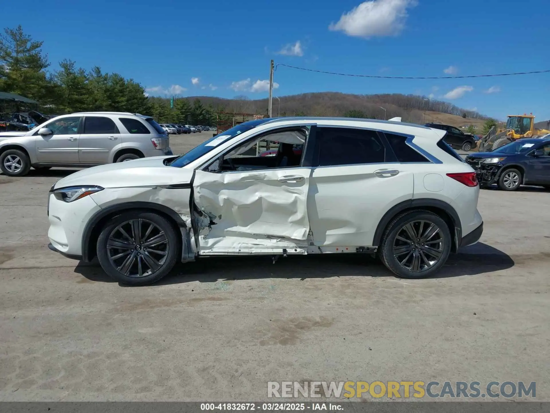 6 fotografías del automóvil dañado 3PCAJ5M3XLF109087 INFINITI QX50 2020