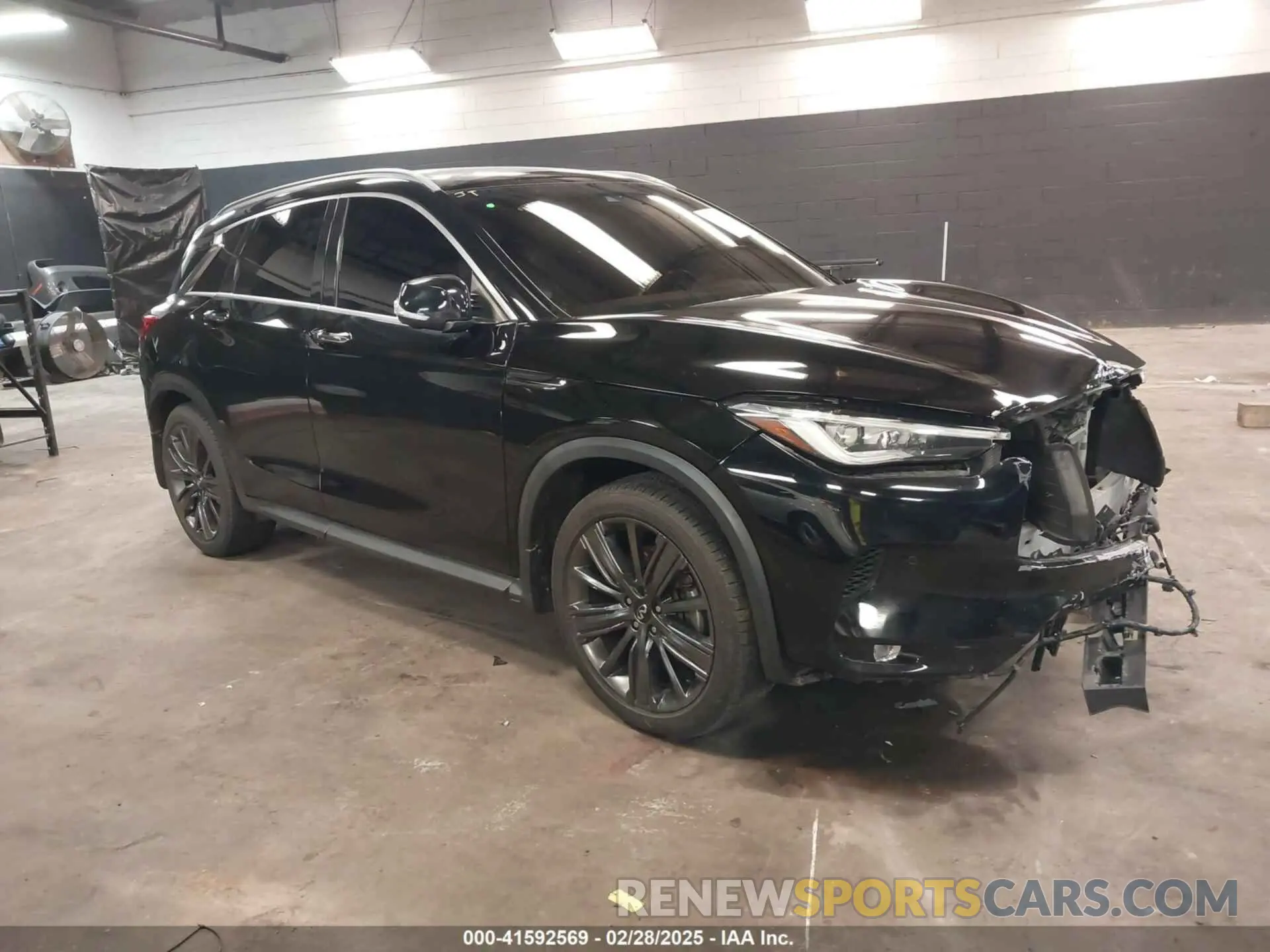 1 fotografías del automóvil dañado 3PCAJ5M3XLF111633 INFINITI QX50 2020