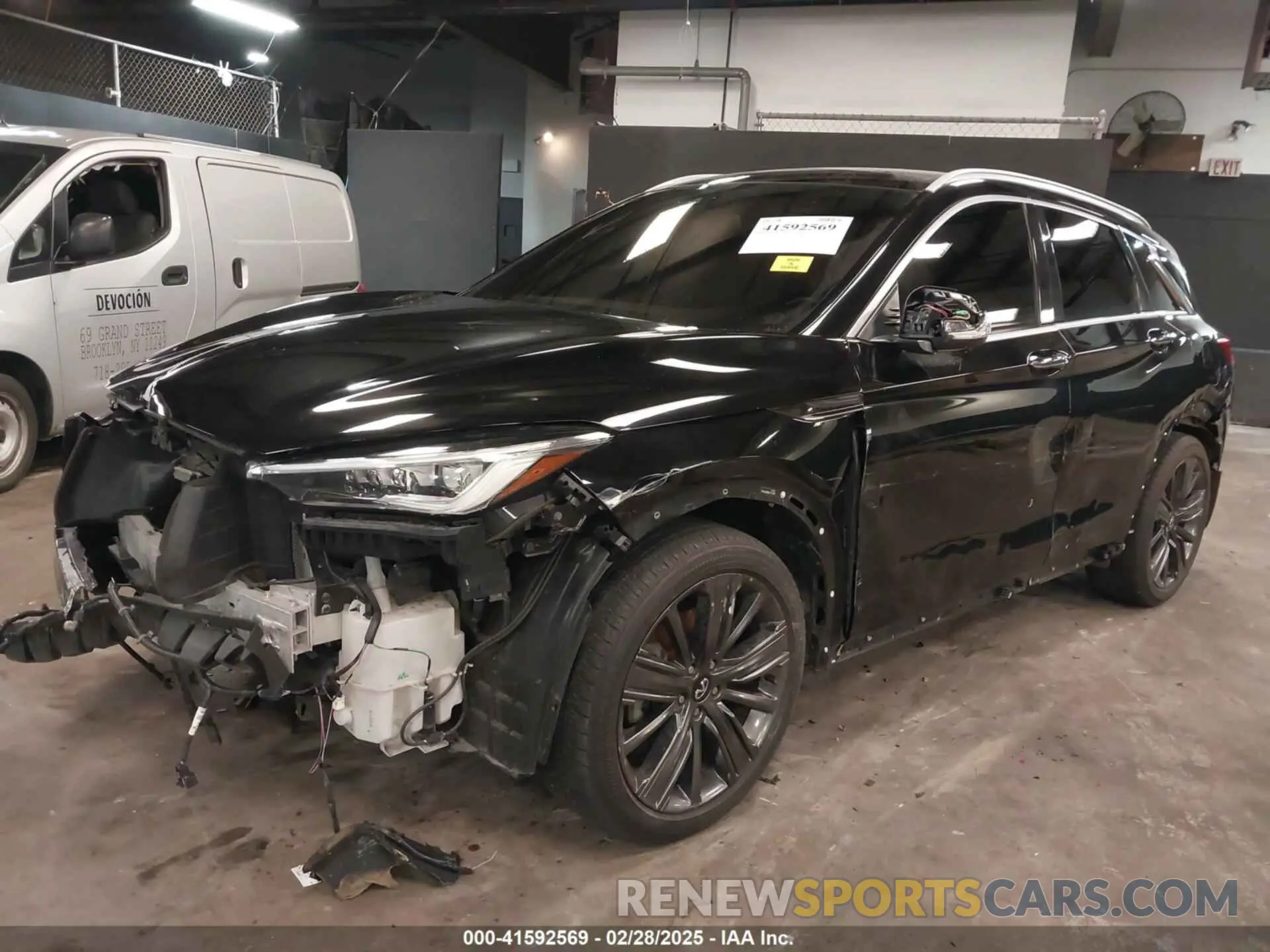 6 fotografías del automóvil dañado 3PCAJ5M3XLF111633 INFINITI QX50 2020