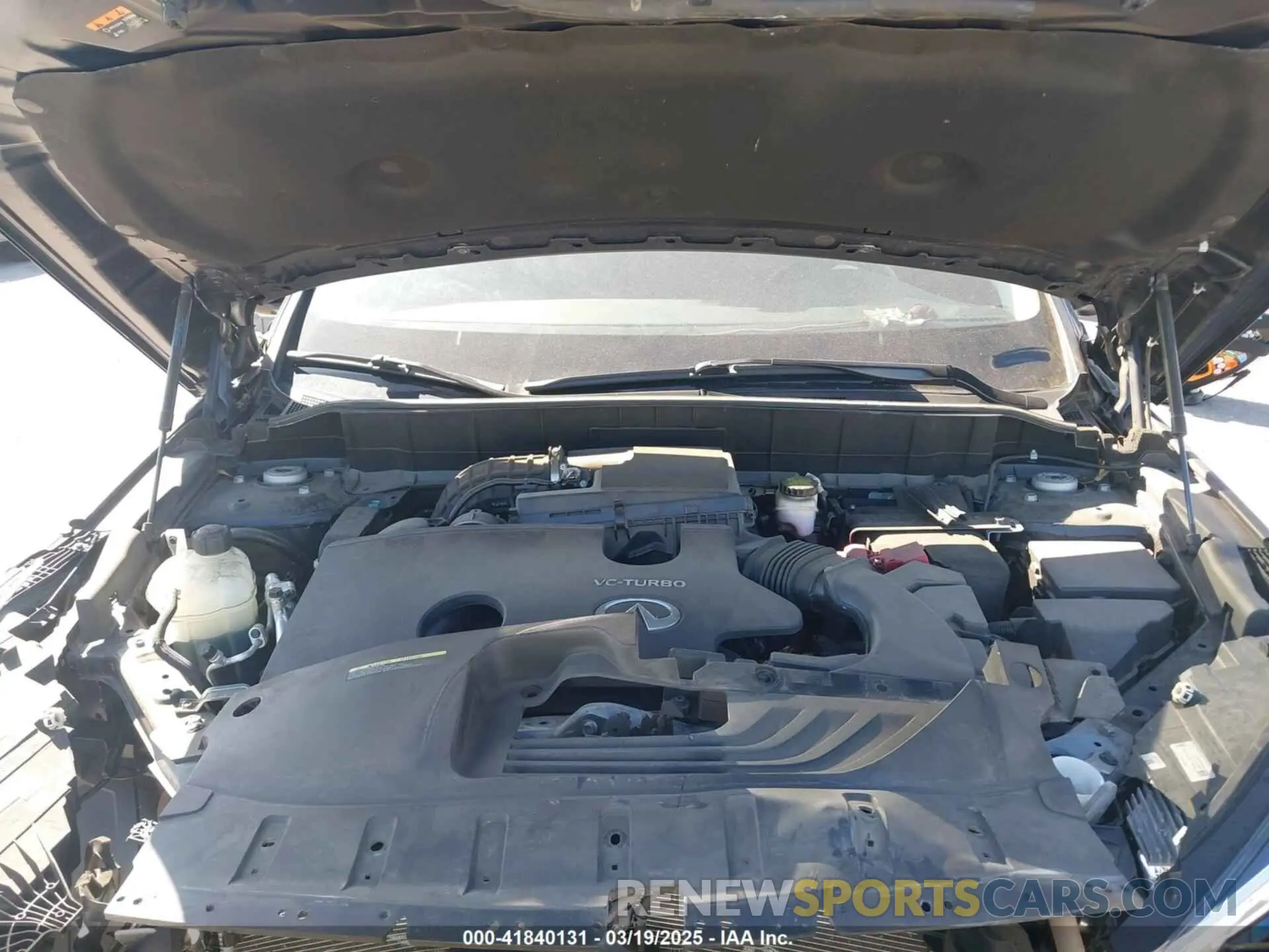 10 fotografías del automóvil dañado 3PCAJ5AA3MF104964 INFINITI QX50 2021