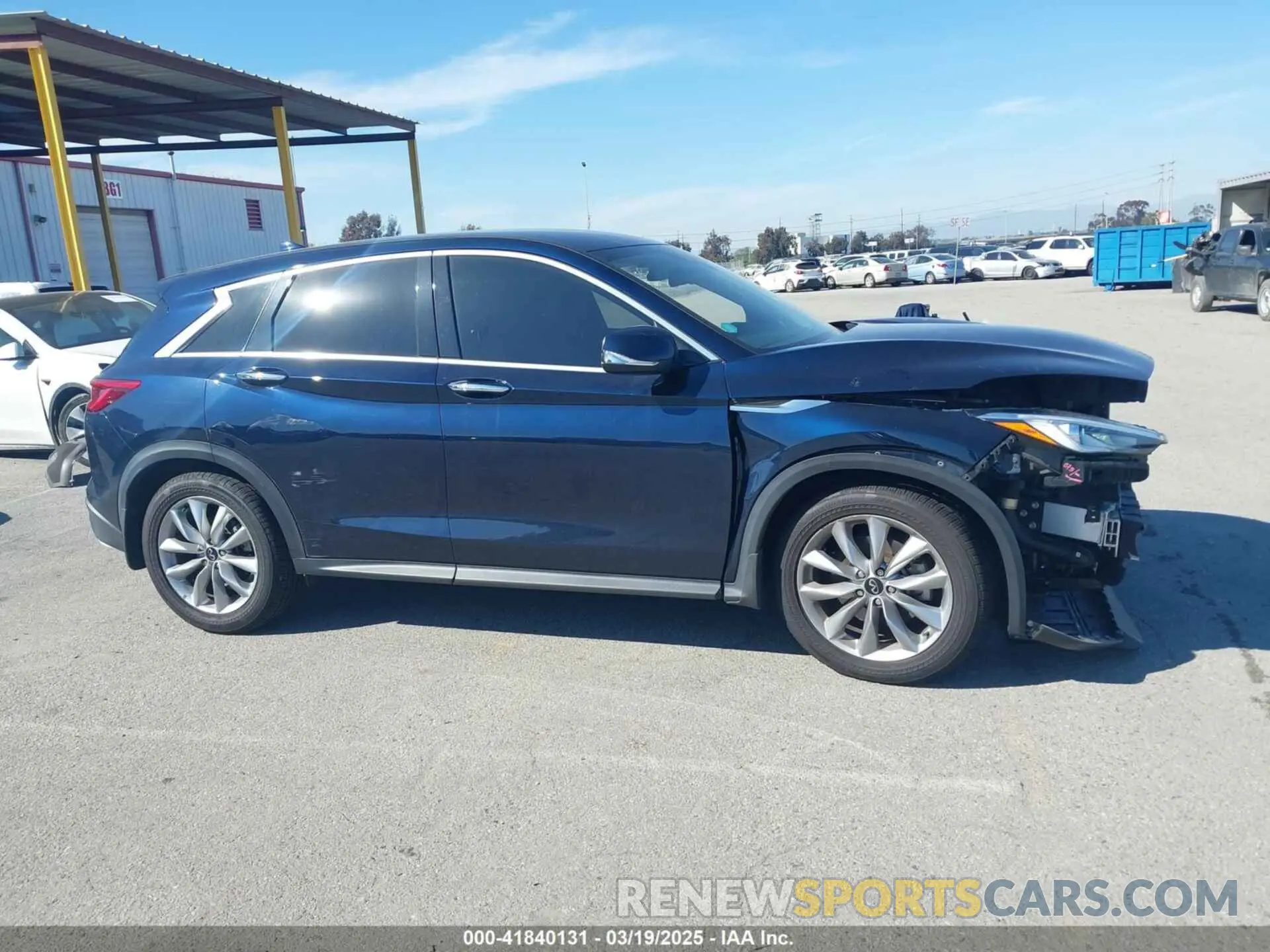 13 fotografías del automóvil dañado 3PCAJ5AA3MF104964 INFINITI QX50 2021