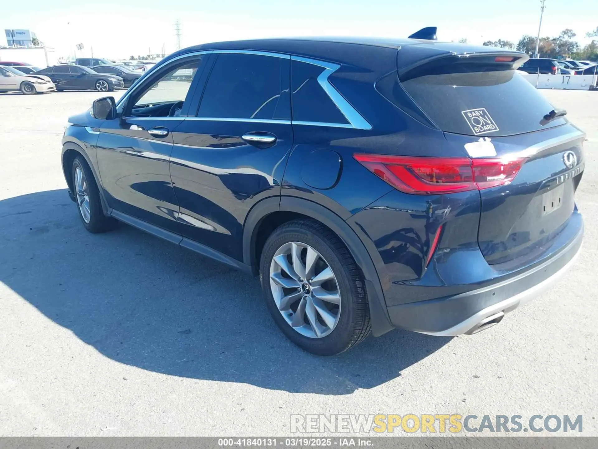 3 fotografías del automóvil dañado 3PCAJ5AA3MF104964 INFINITI QX50 2021