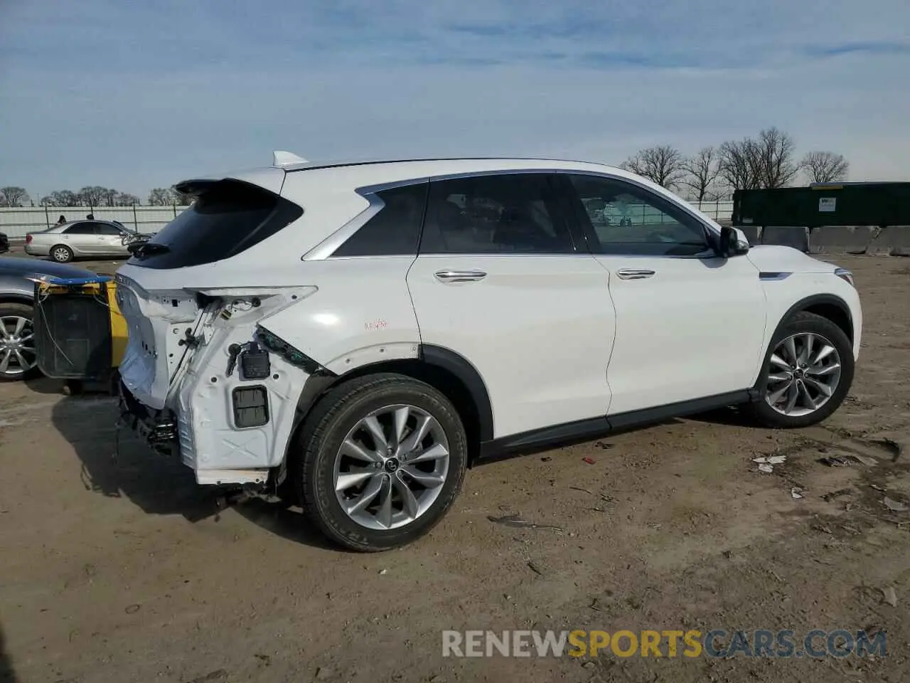 3 fotografías del automóvil dañado 3PCAJ5AAXMF118487 INFINITI QX50 2021