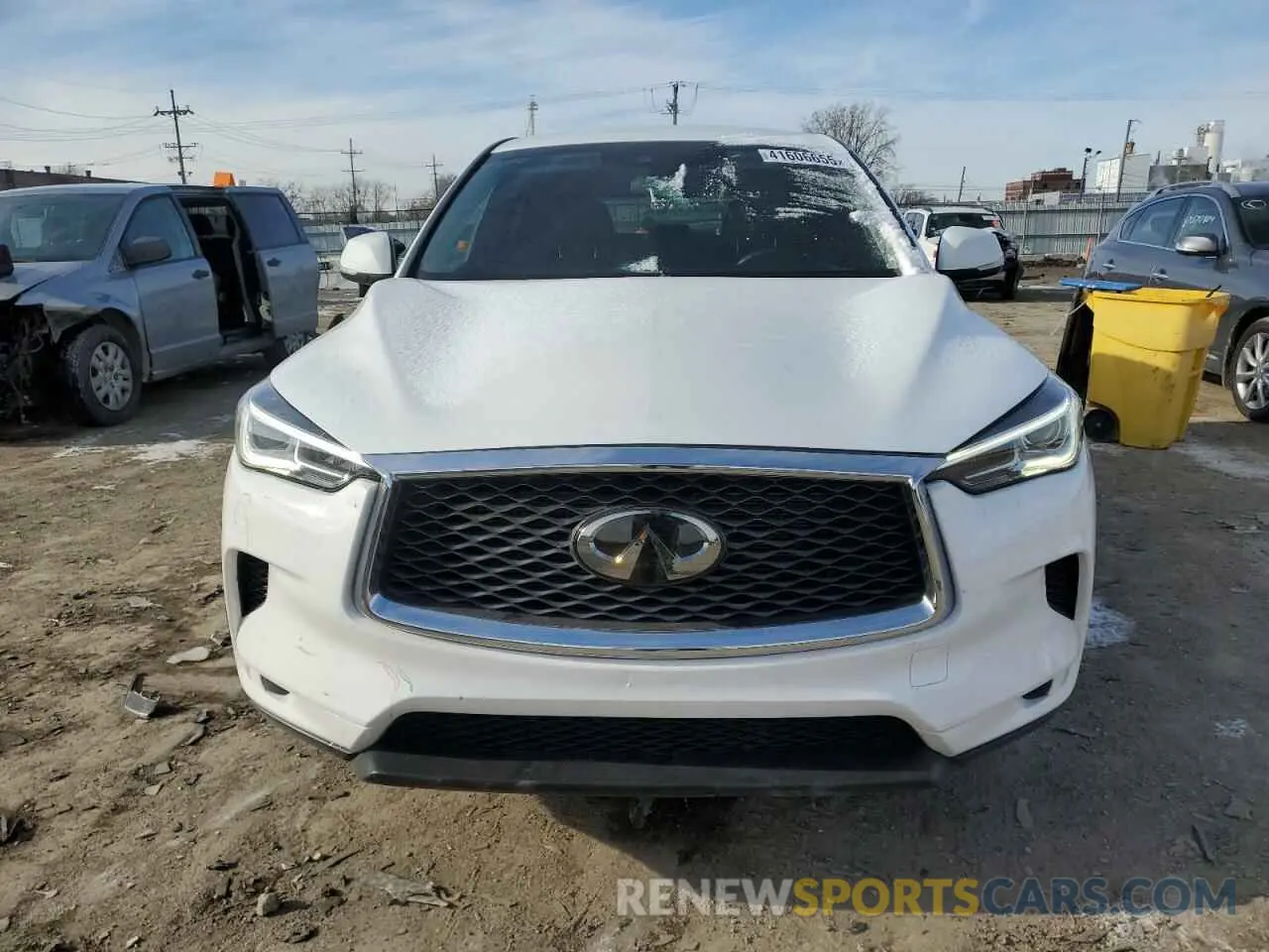 5 fotografías del automóvil dañado 3PCAJ5AAXMF118487 INFINITI QX50 2021