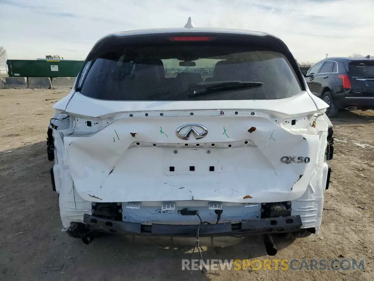 6 fotografías del automóvil dañado 3PCAJ5AAXMF118487 INFINITI QX50 2021