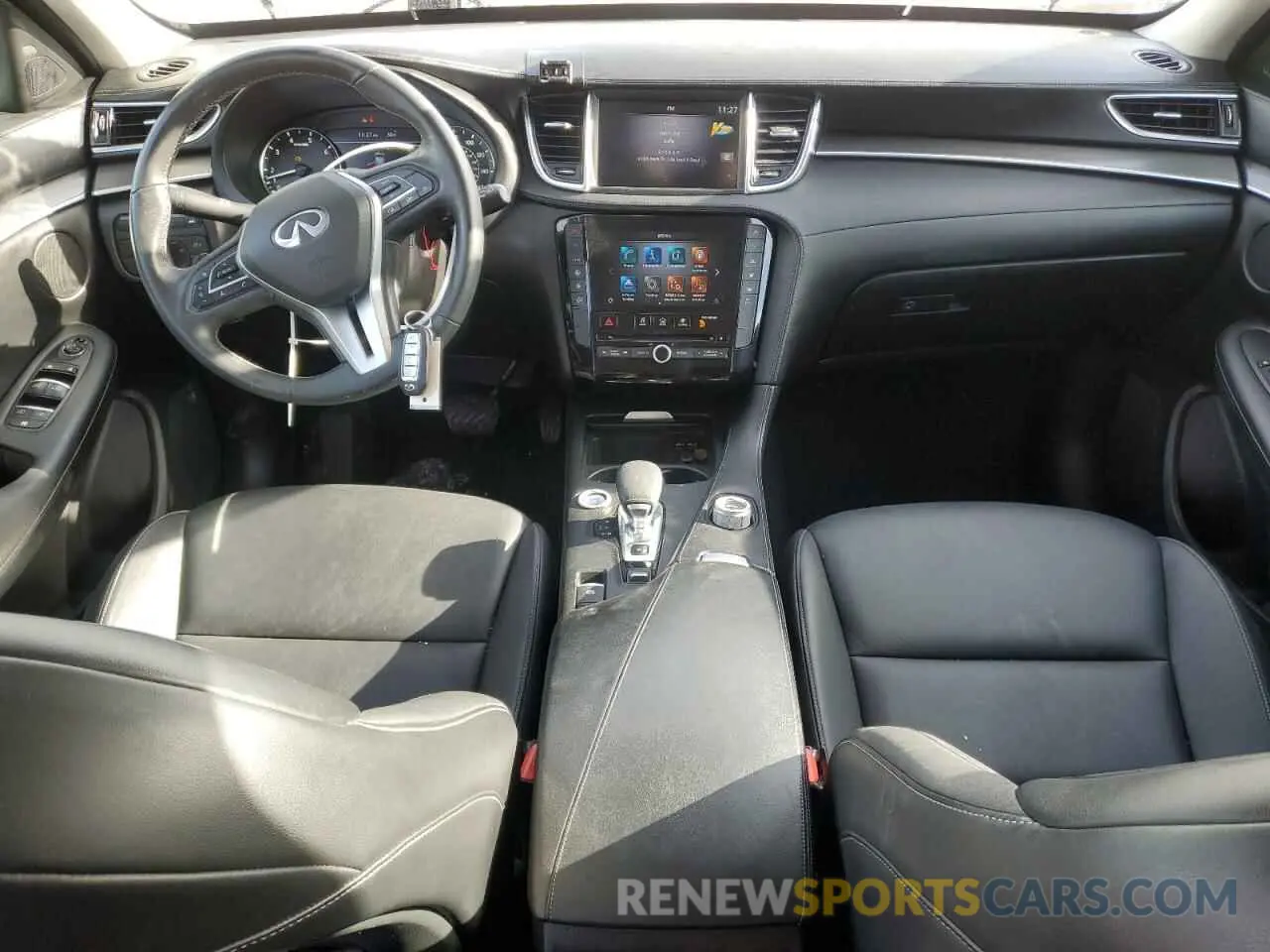 8 fotografías del automóvil dañado 3PCAJ5AAXMF118487 INFINITI QX50 2021